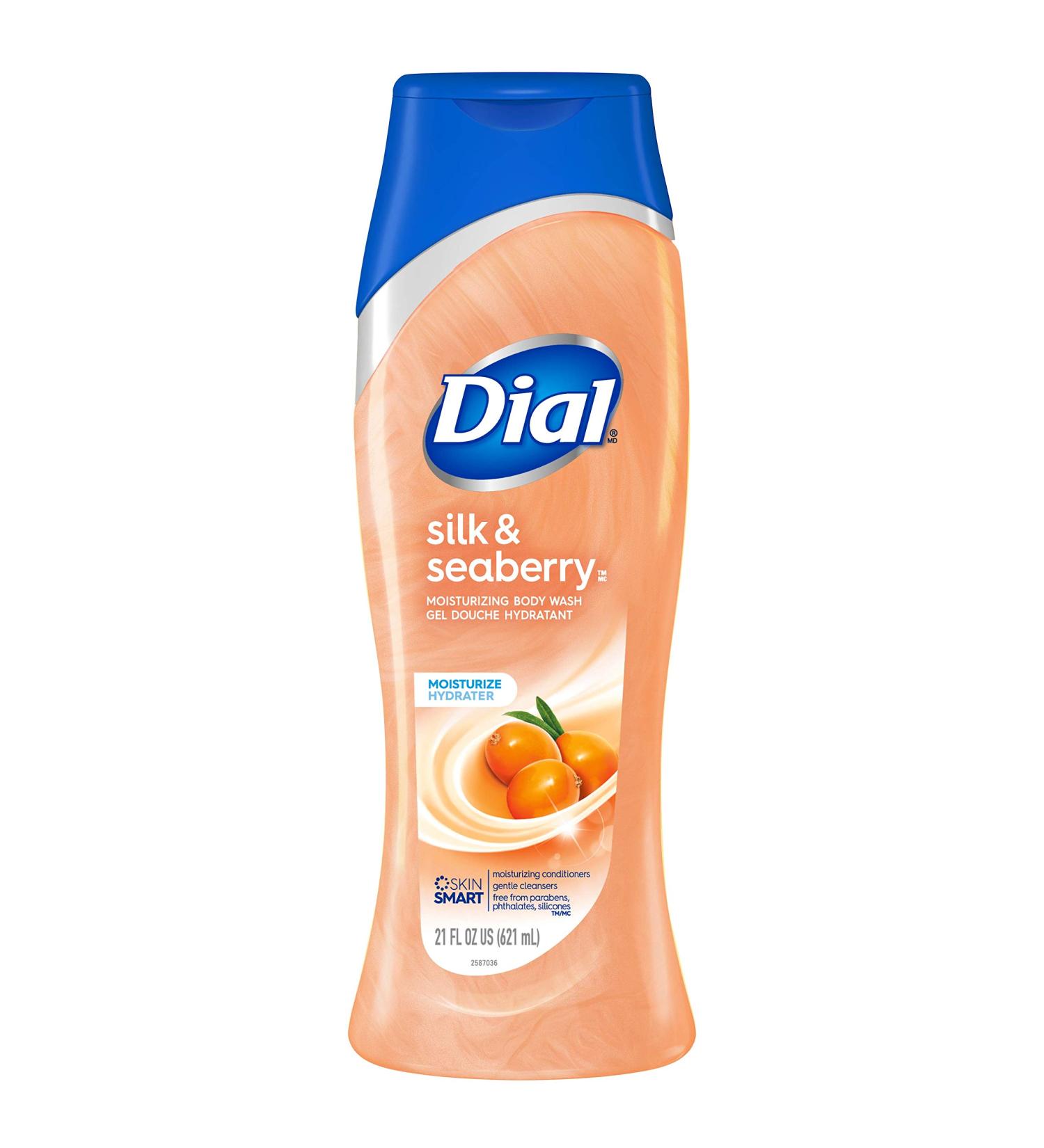 Dial Body Wash 16 Fl Oz Pack of 6 - Pamper & Indulge with Silk & Seaberry - Buy Online on SooperMarket.com