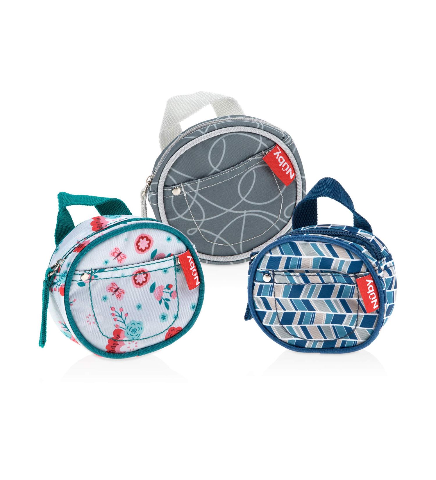 Nuby Pacifier Hygienic Paci-Pouch Combo for Travel - Set of 3 | Convenient Pacifier Storage Solution - Buy Online on SooperMarket.com