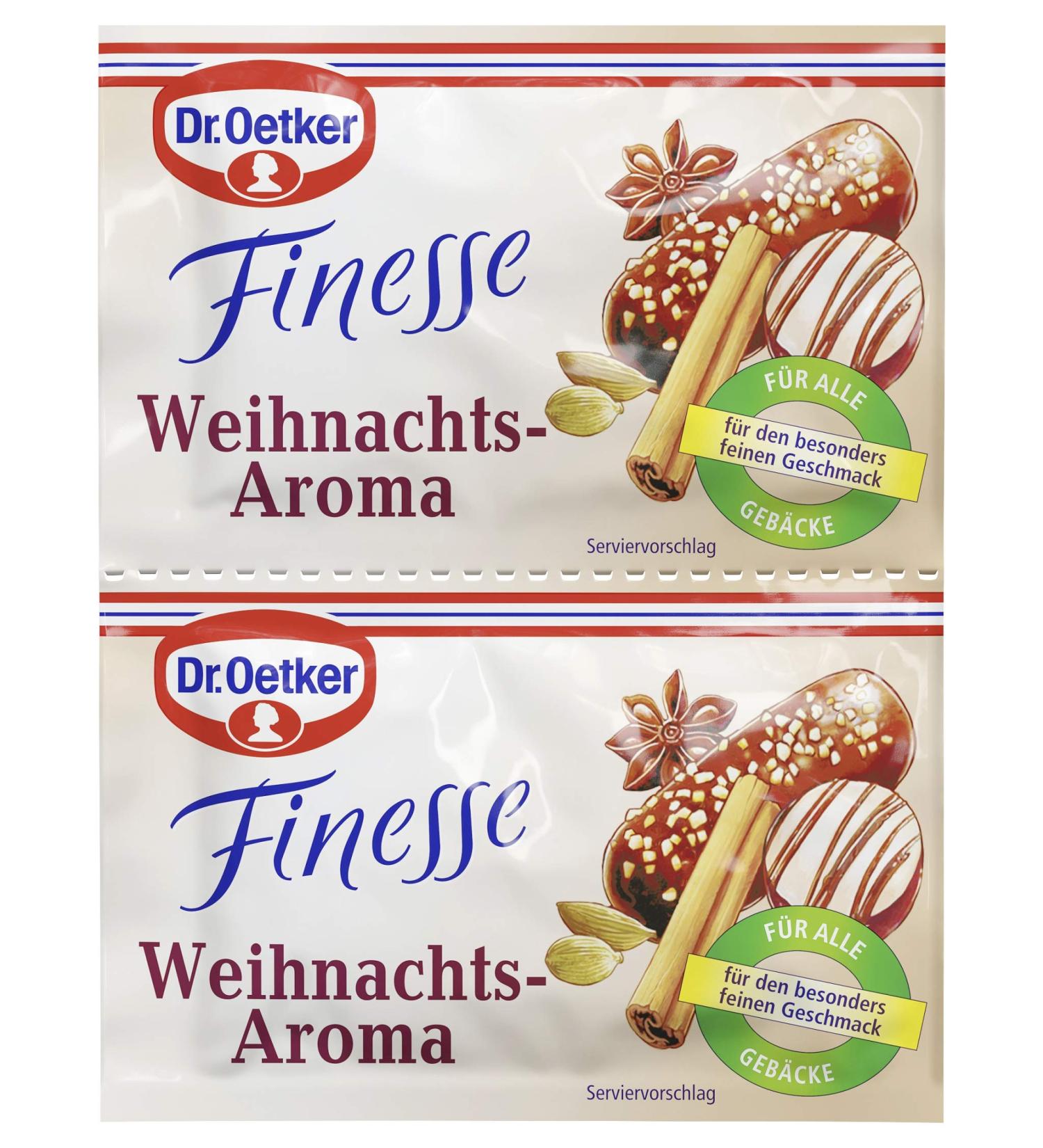 Dr. Oetker Finesse Christmas Flavor - Buy 2 x 5.5g Internationally | Premium Baking Essentials - Buy Online on SooperMarket.com