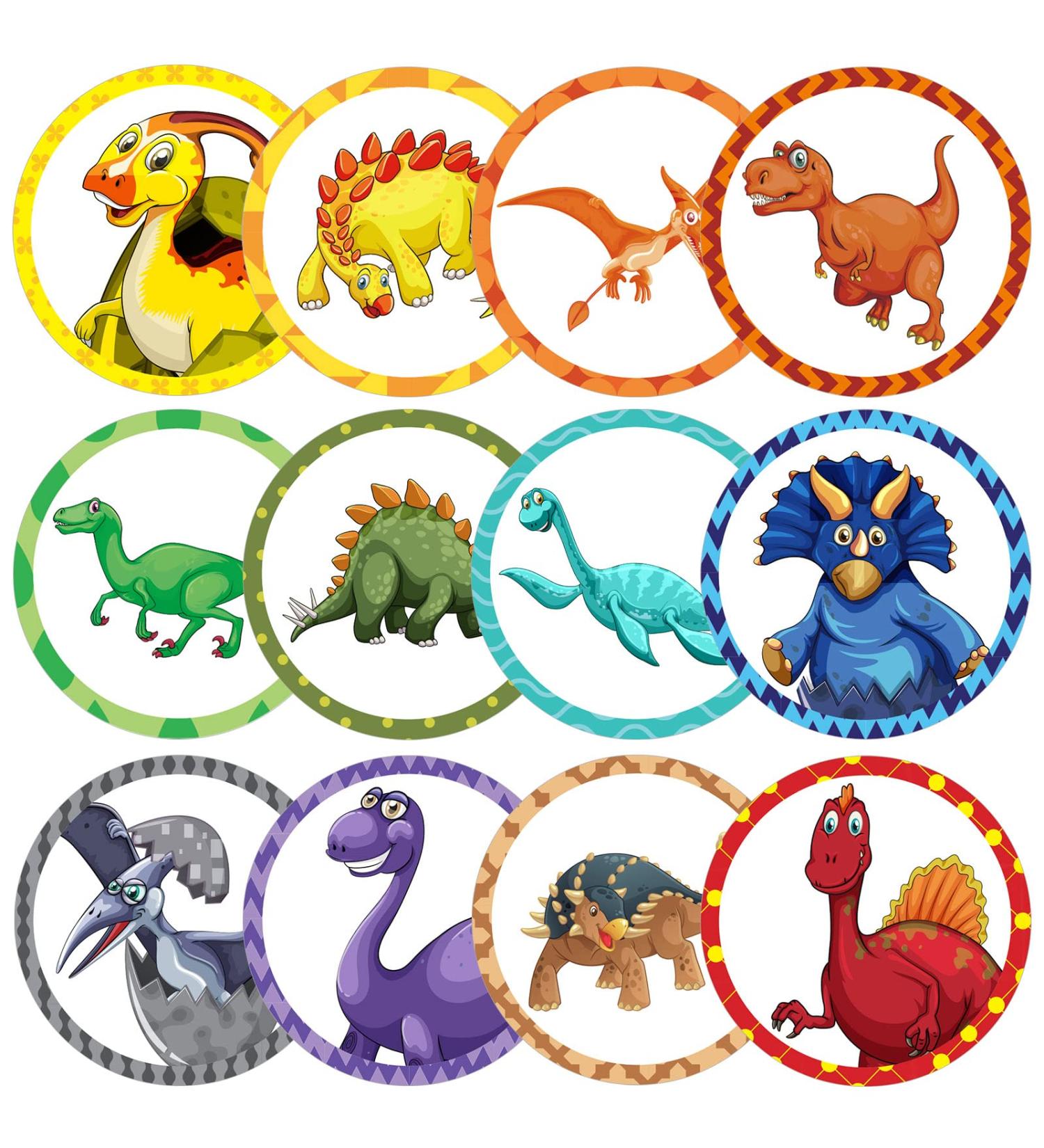 120 Pcs Flushable Dinosaur Toilet Targets for Boys Training | Pee Targets Stickers | Potty Training Seat for Boys - Buy Online on SooperMarket.com
