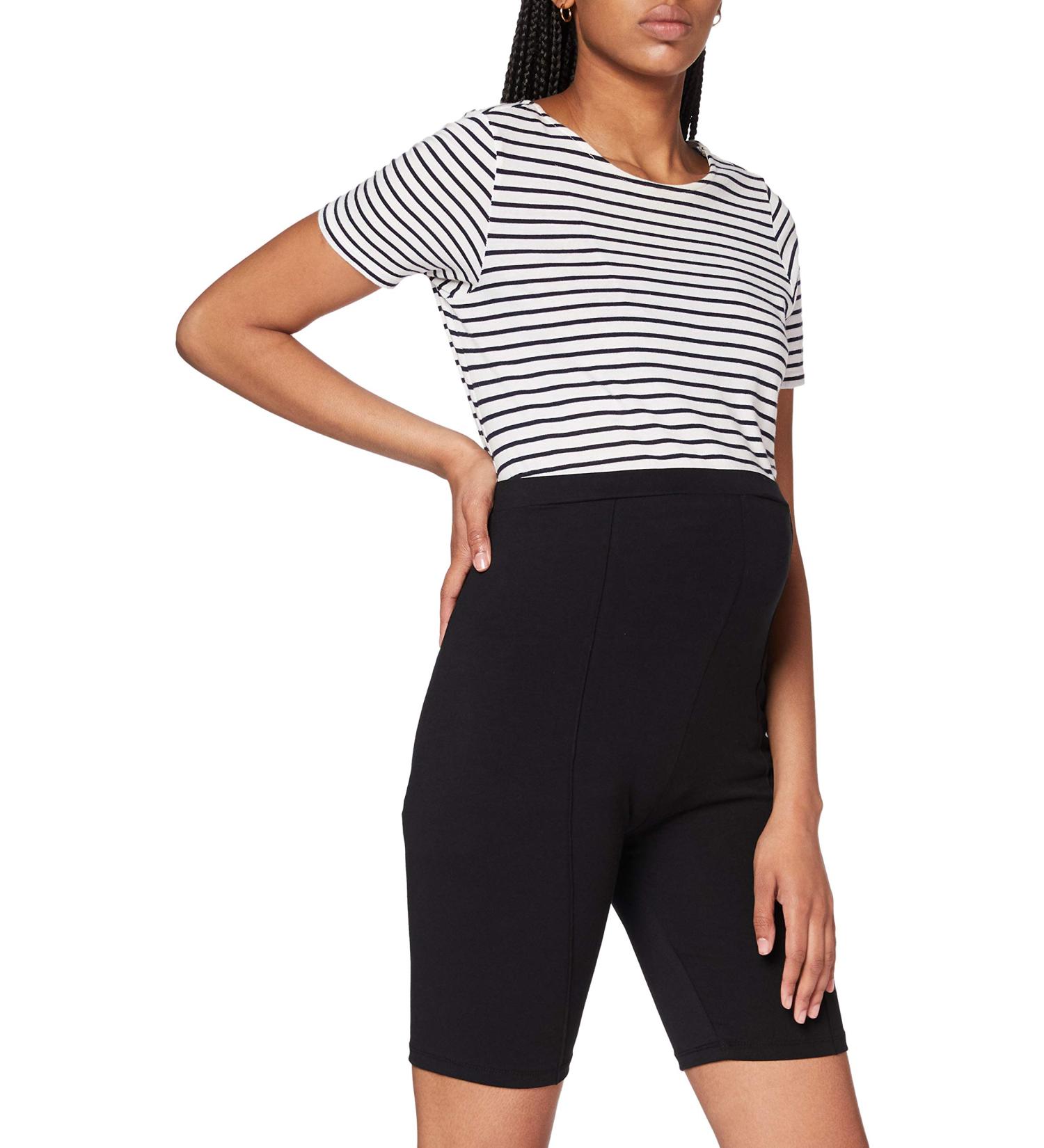 MAMALICIOUS Women's Black Jersey Shorts - Mlmira Pintuck Design - Buy Online on SooperMarket.com