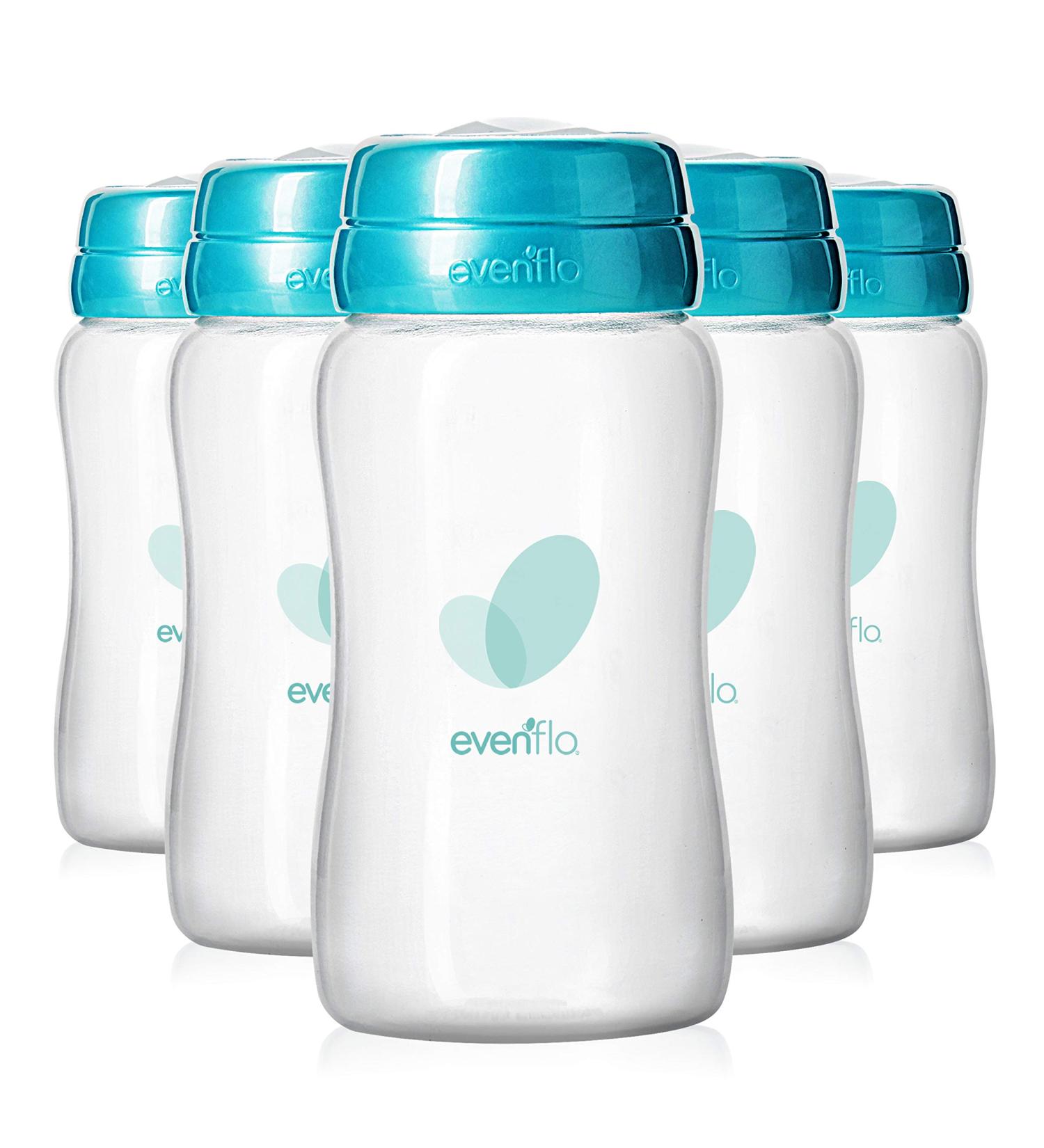Evenflo Advanced Breast Milk Collection Bottles 5oz - 6 Pack - Buy Online on SooperMarket.com