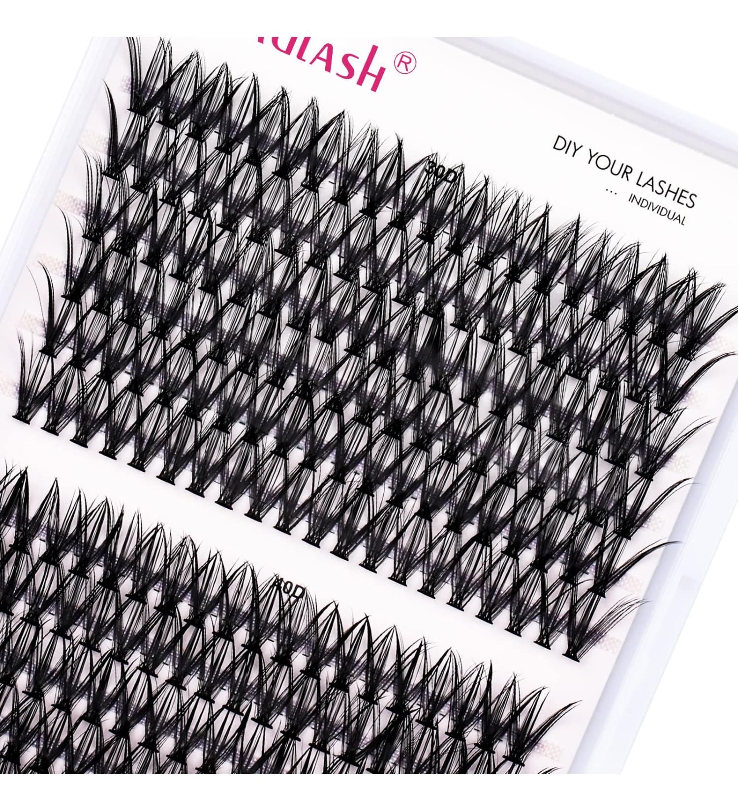 Durable 30D & 40D Cluster Lashes | 0.07 D Curl 16mm Extensions | 200Pcs for DIY Eyelash Extensions at Home - Buy Online on SooperMarket.com