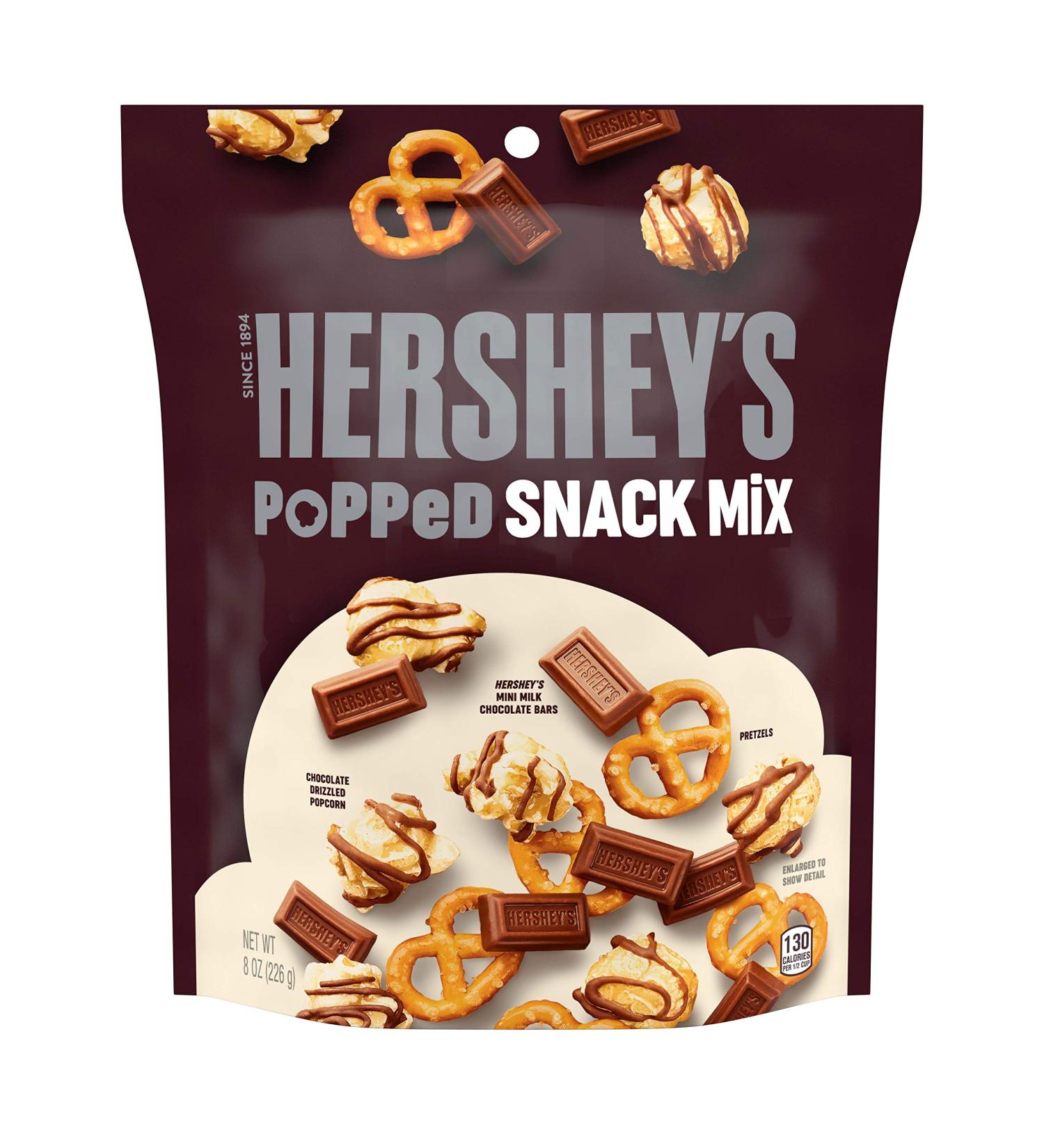 Hershey's Popped Snack Mix, 8 oz