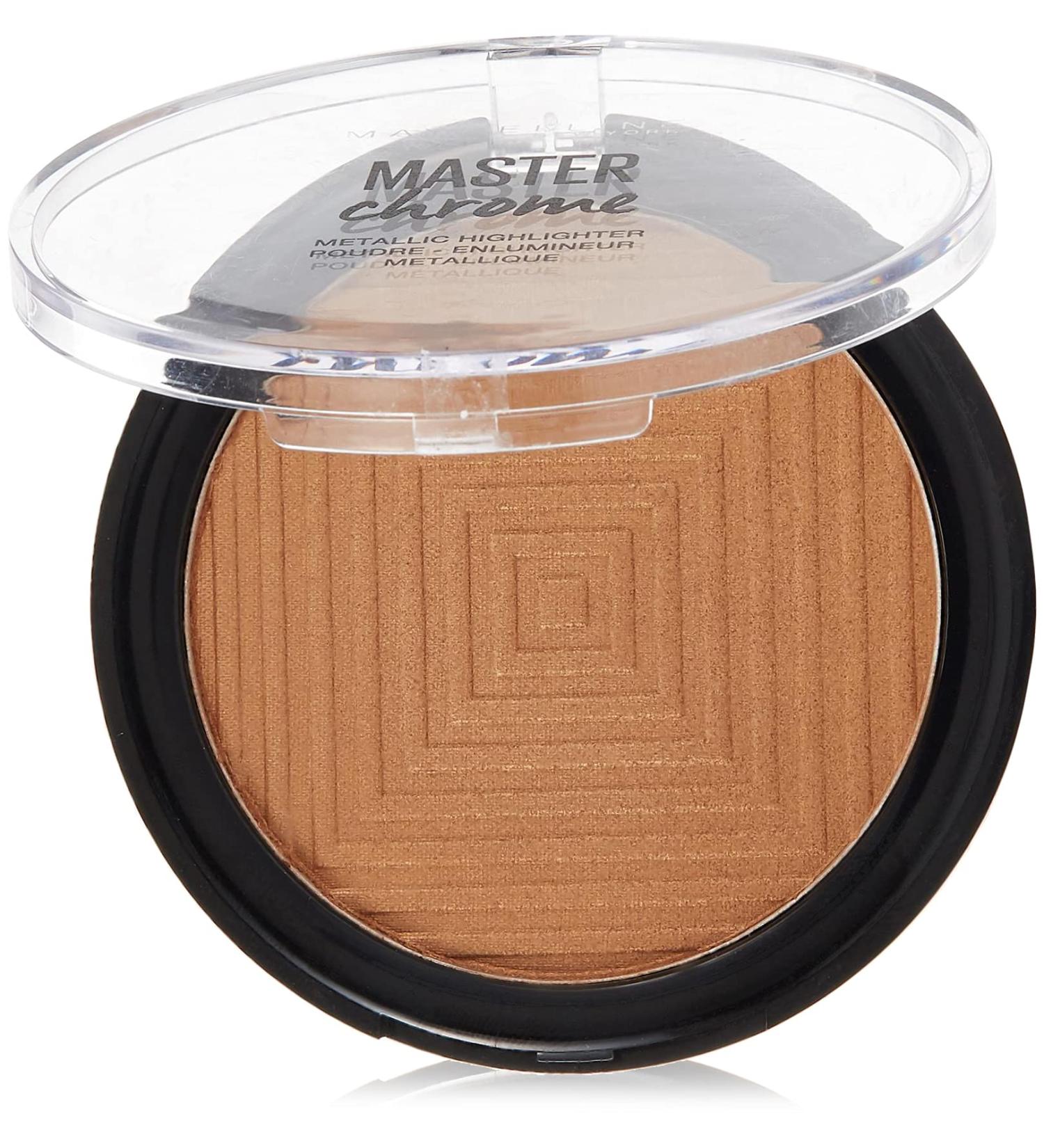 Maybelline Master Chrome Highlighting Powder 150 Molten Bronze 8g - Shimmer with Radiant Glow - Buy Online on SooperMarket.com