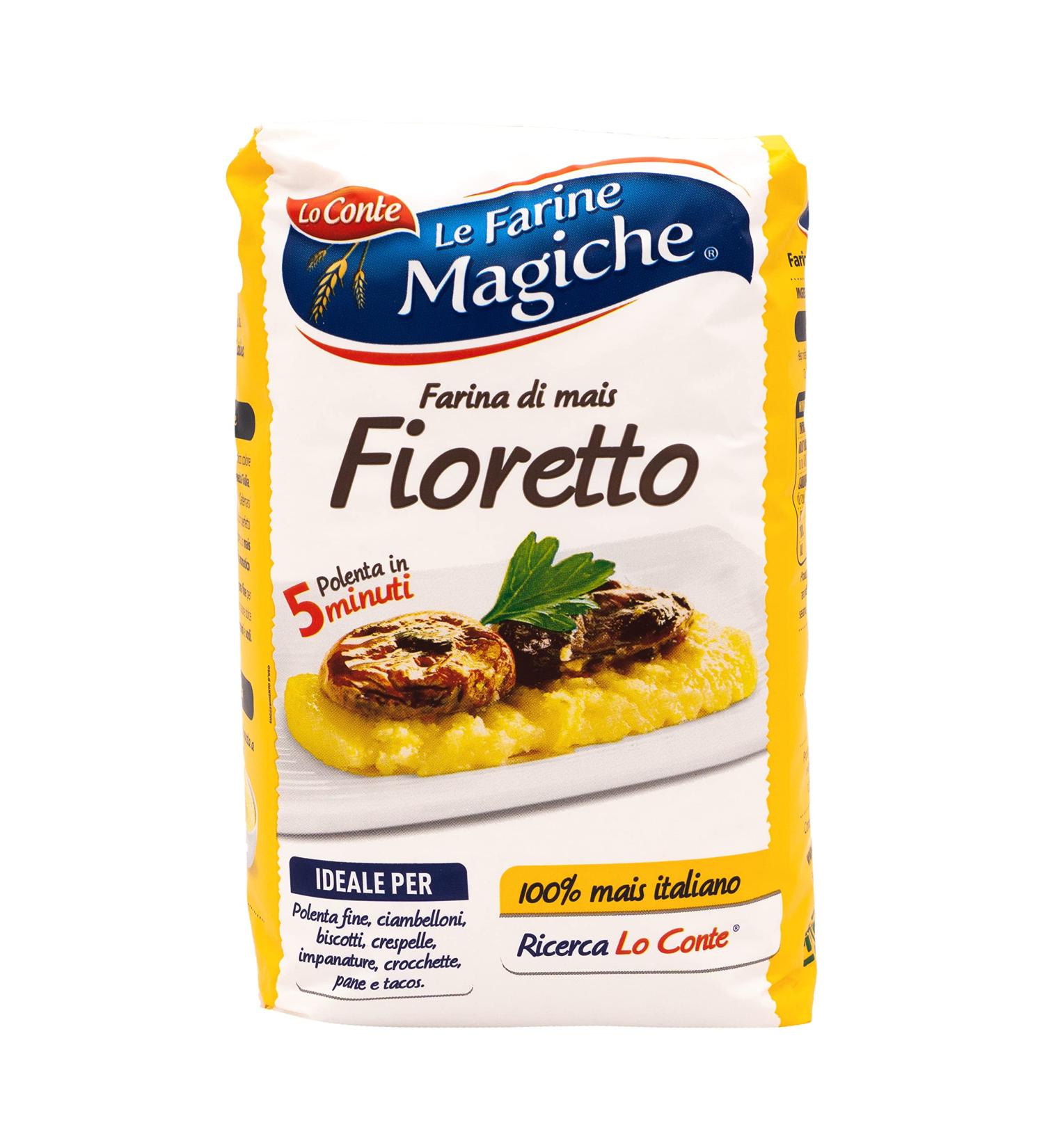 Lo Conte Le Farine Magiche Corn Flour - Farina Di Mais Fioretto for Polenta 1kg | Buy Internationally - Buy Online on SooperMarket.com