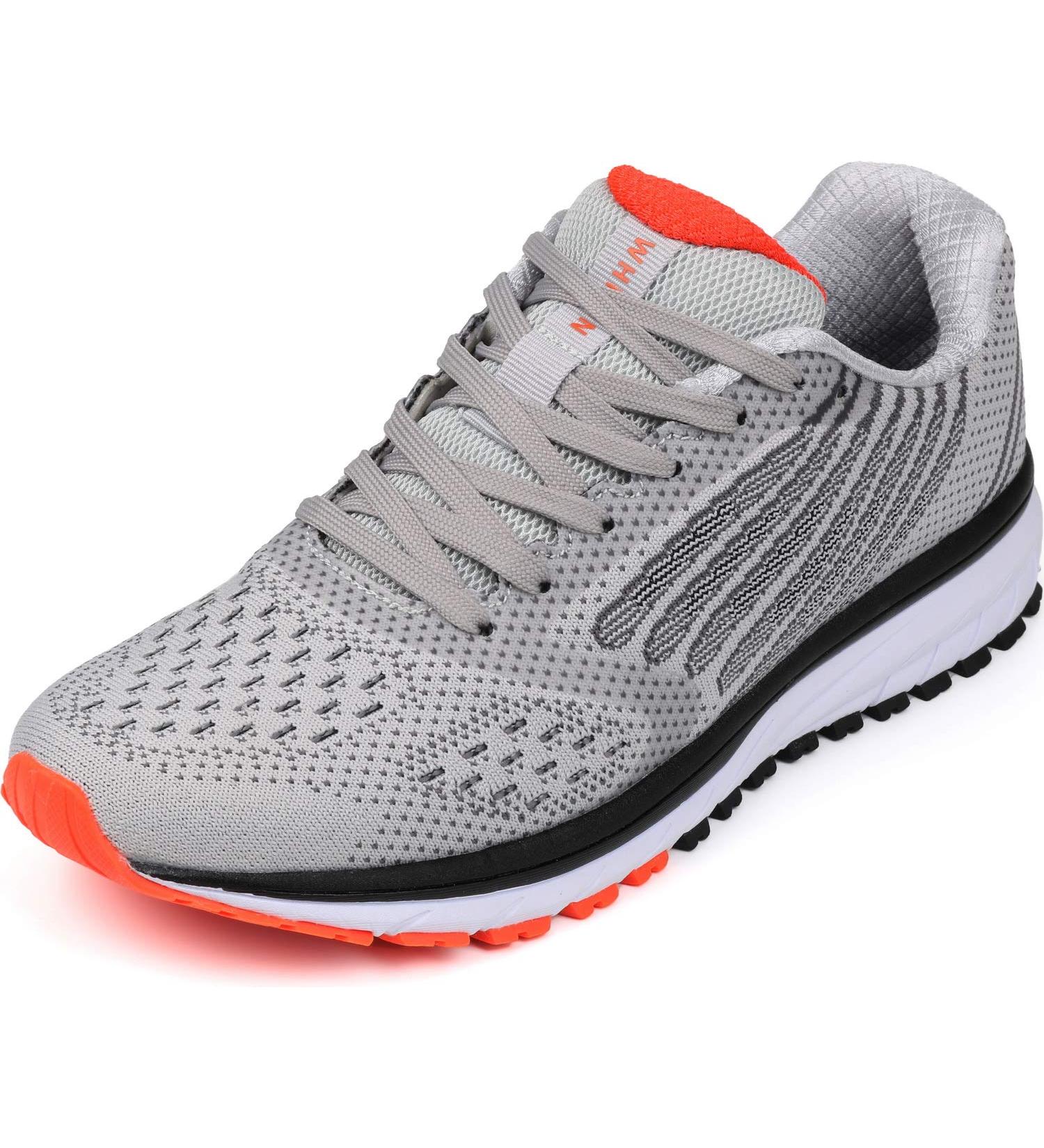 WHITIN Running Shoes for Men & Women - Lightweight Sports Sneakers in 9 Colors (EU Sizes 36-47) - Light Gray - Buy Online on SooperMarket.com