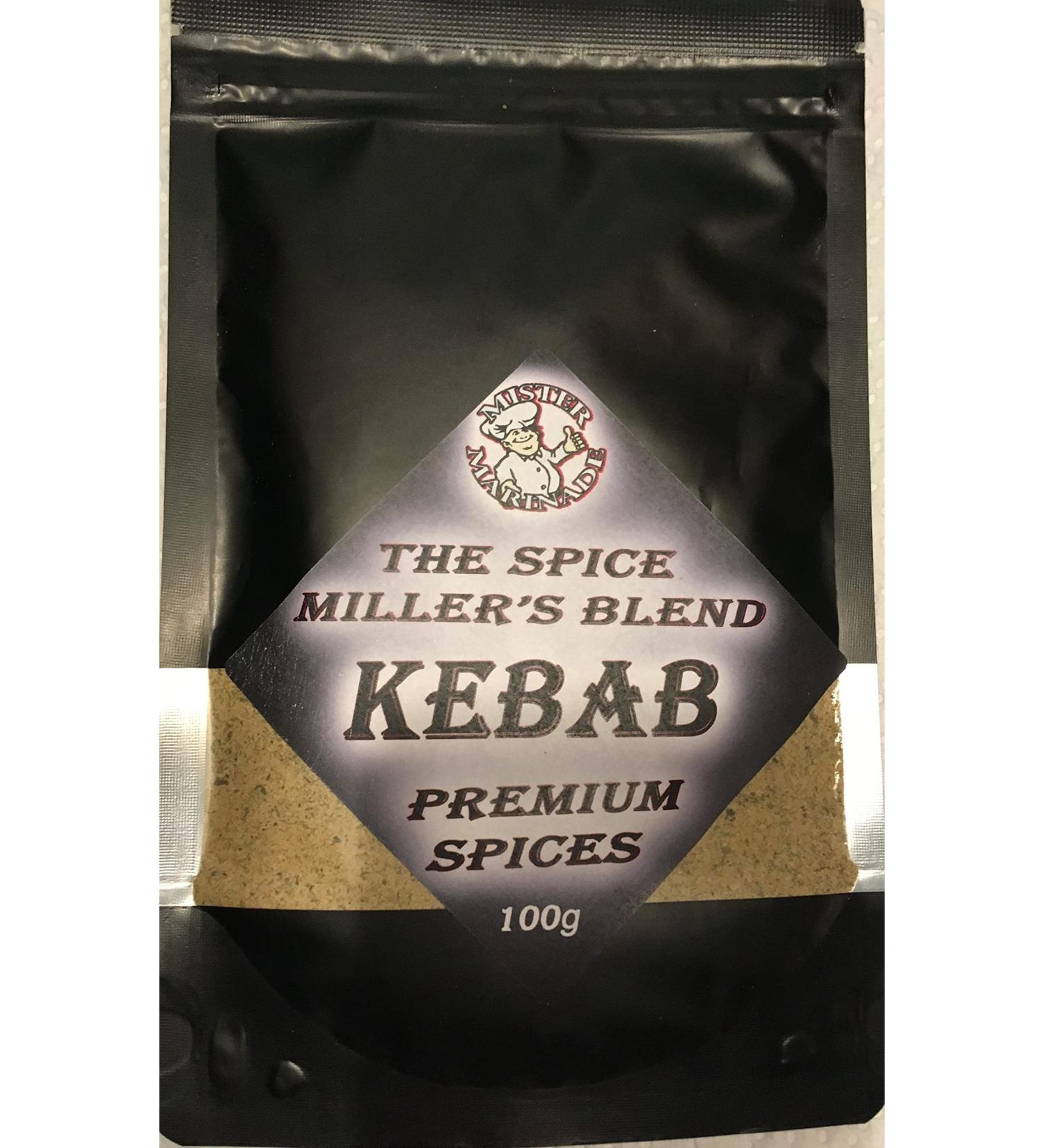 Spice Millers Blend Kebab Shawarma 100g - Premium Artisan Spice Mix - Syn Free & Low Syn Seasoning - Buy Online on SooperMarket.com