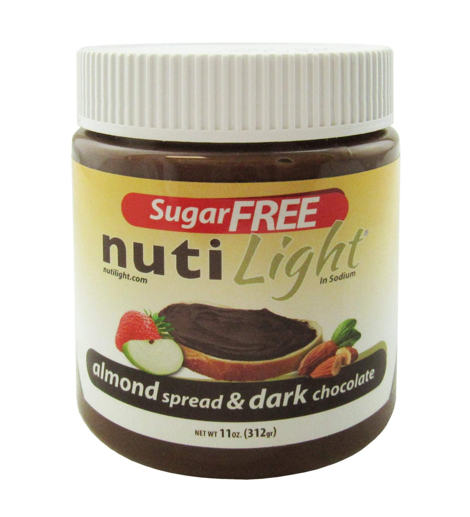 Nutilight Sugar-Free Keto Almond Spread with Dark Chocolate - 11oz (Pack of 1) - Buy Online on SooperMarket.com