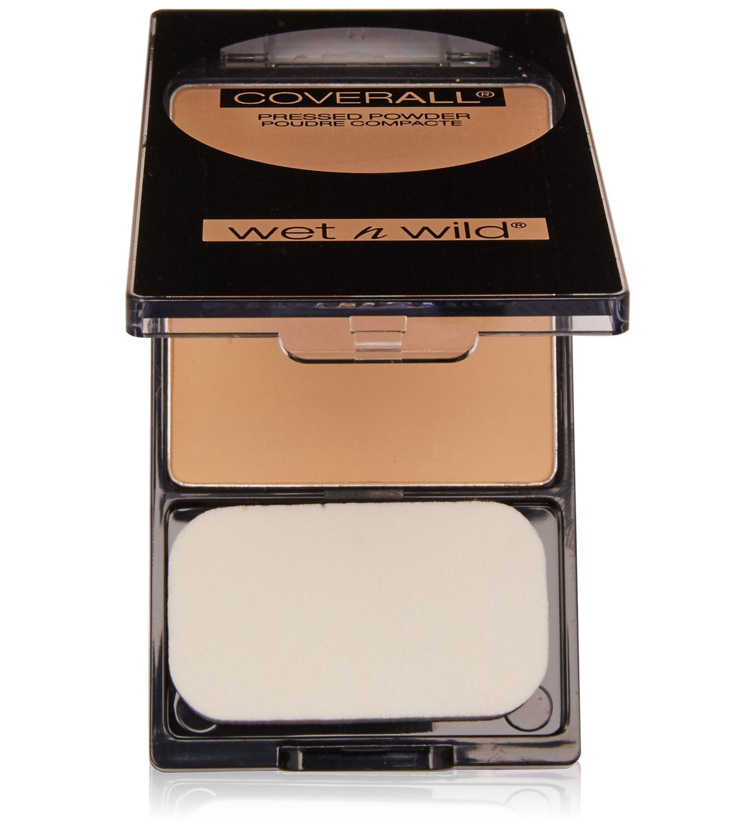 Wnw Coverall 824b Pwdr Lg Size .26oz Wet N Wild Coverall Pressed Powder Light/Medium 824b