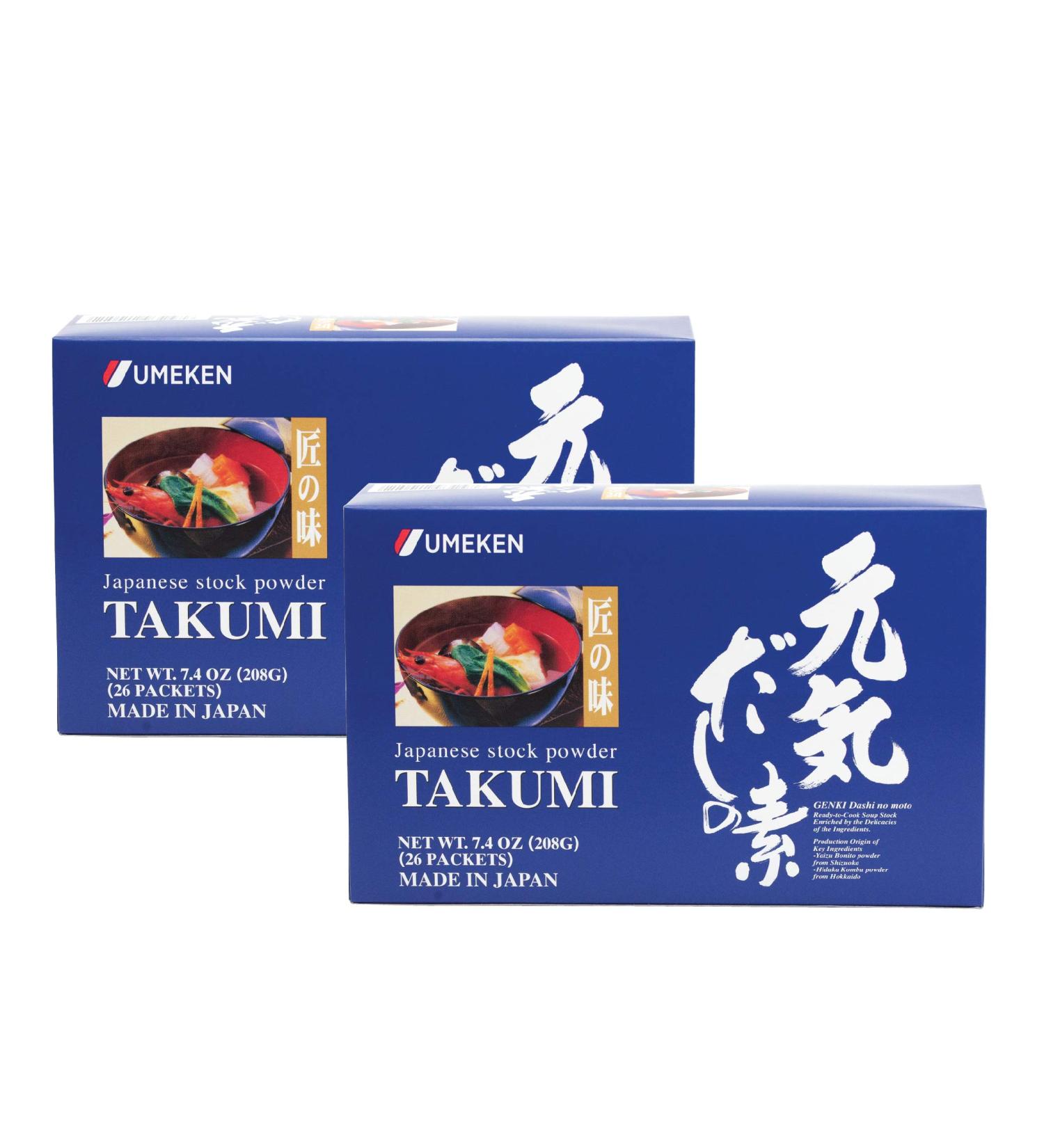 Umeken Takumi Stock Powder No MSG Added - 26 Packets, Pack of 2 - Buy Online on SooperMarket.com