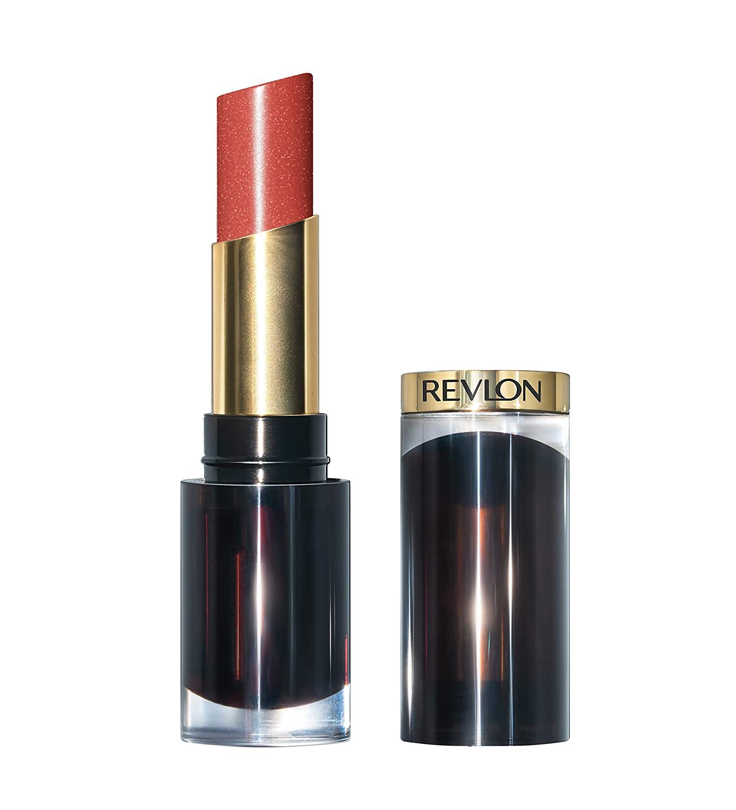 REVLON Super Lustrous Glass Shine Lipstick Flawless Hydrating Lip Color - Glaring Coral 0.15 oz - Buy Online on SooperMarket.com