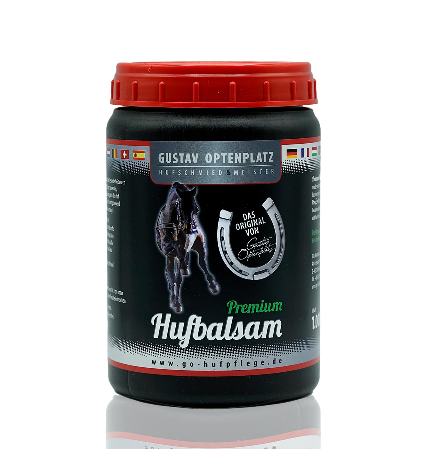 Gustav Optenplatz Premium Hufbalsam for Horses | Best Hoof Care Ointment for Healthy Growth | Anti-Doping Formula (1000ml) - Buy Online on SooperMarket.com