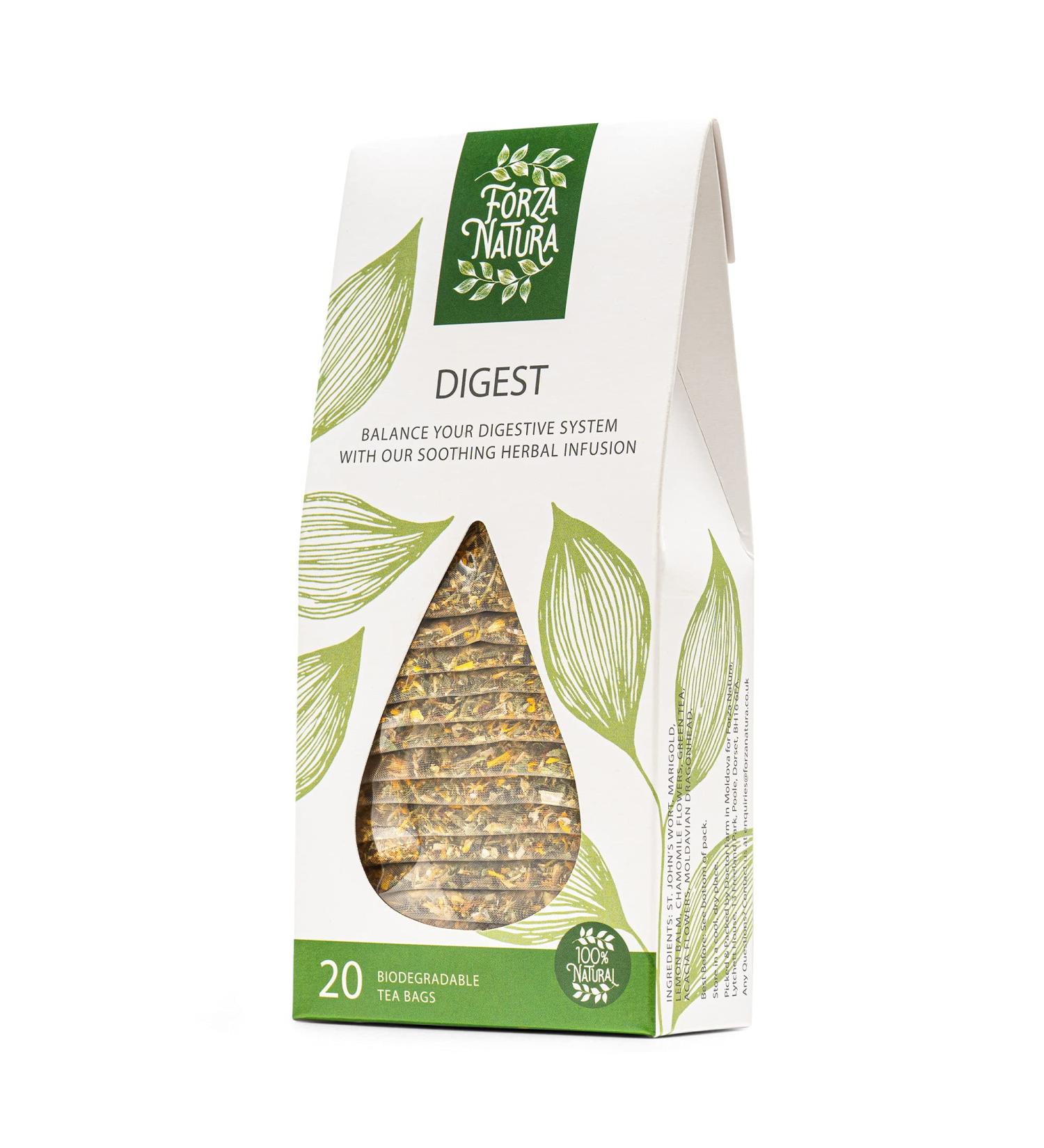 Digest - Herbal Tea Bags - 100% Natural - 20 Bio Bags