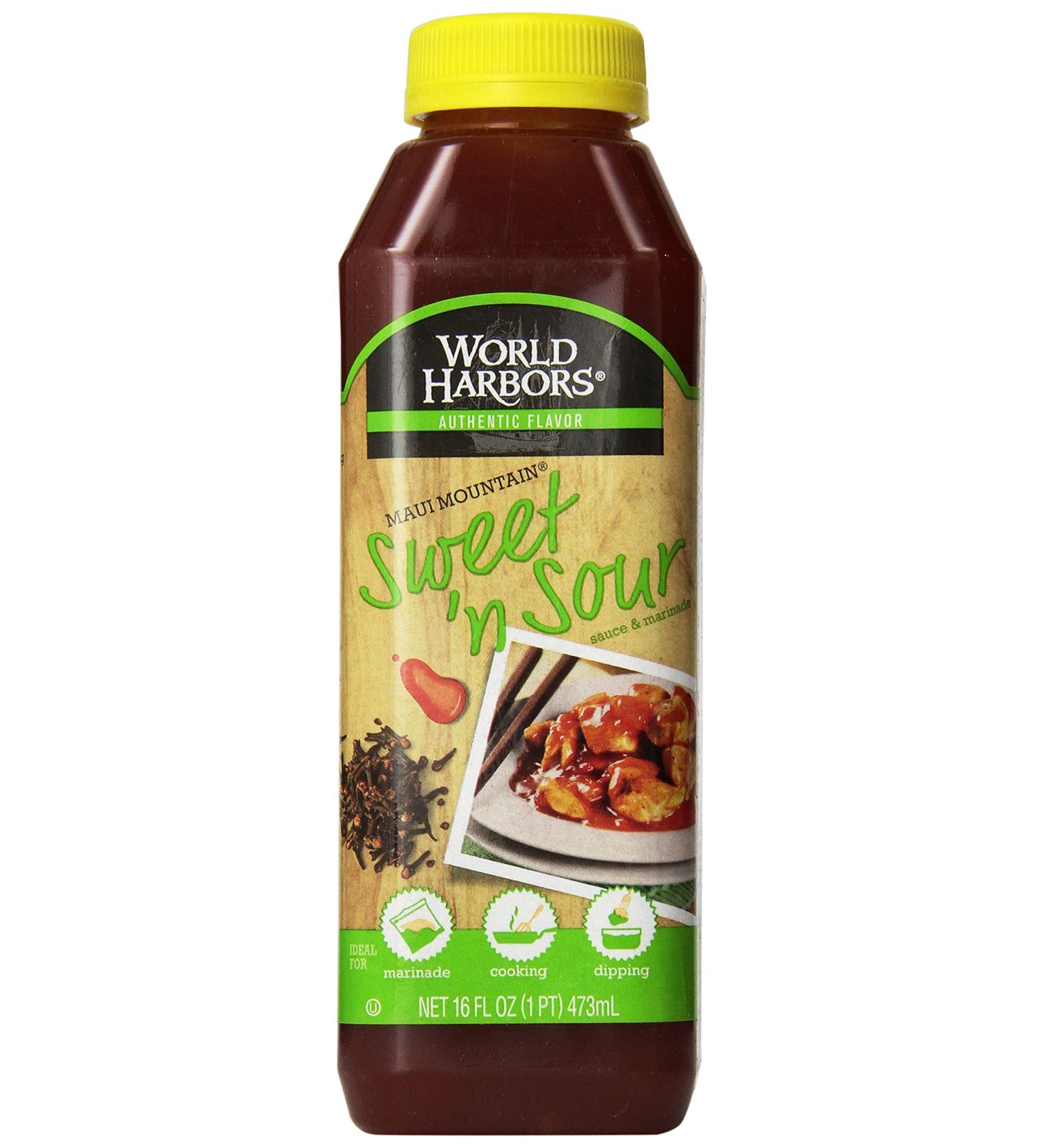 World Harbors Maui Sweet and Sour Sauce 16oz Bottles (Pack of 6) - Buy Now! - Buy Online on SooperMarket.com