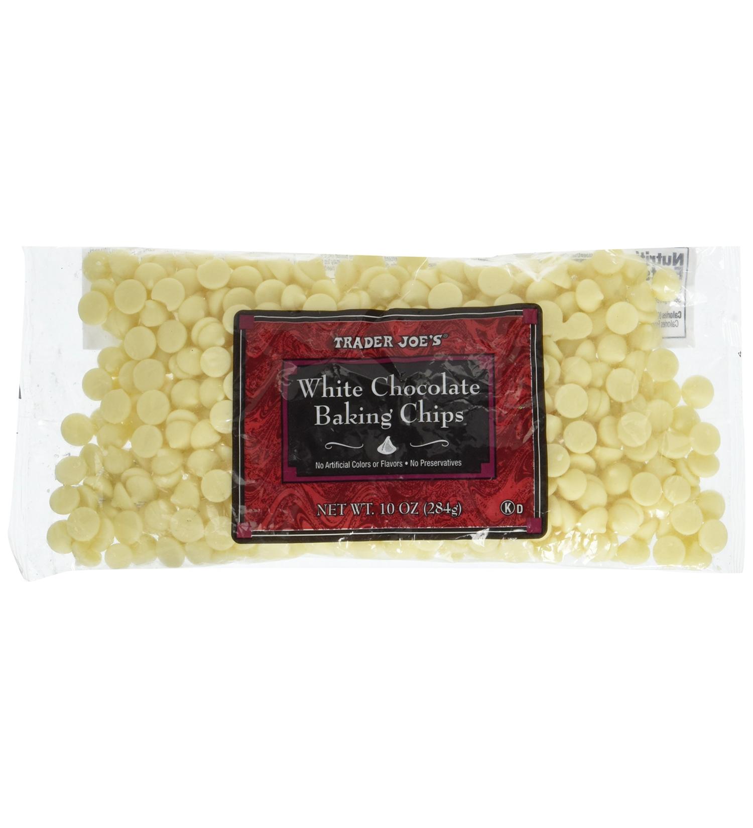 Trader Joe's White Chocolate Baking Chips - Premium Quality Baking Ingredients - Buy Online on SooperMarket.com