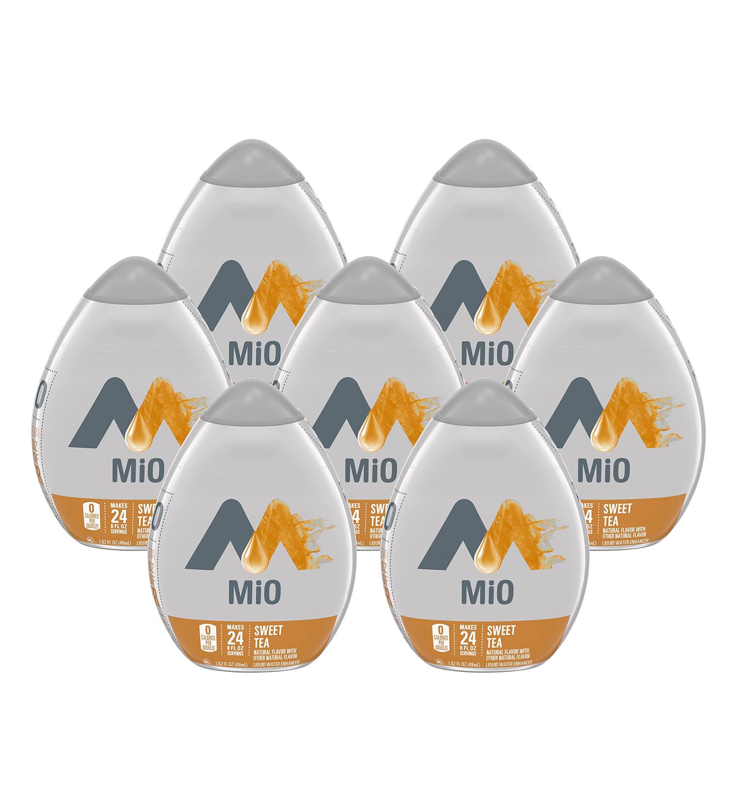 MiO Sweet Tea Flavor Liquid Water Enhancer | Caffeine-Free, Sugar-Free, Zero Calories | Pack of 7 Bottles - 1.62 FL OZ Each - Buy Online on SooperMarket.com