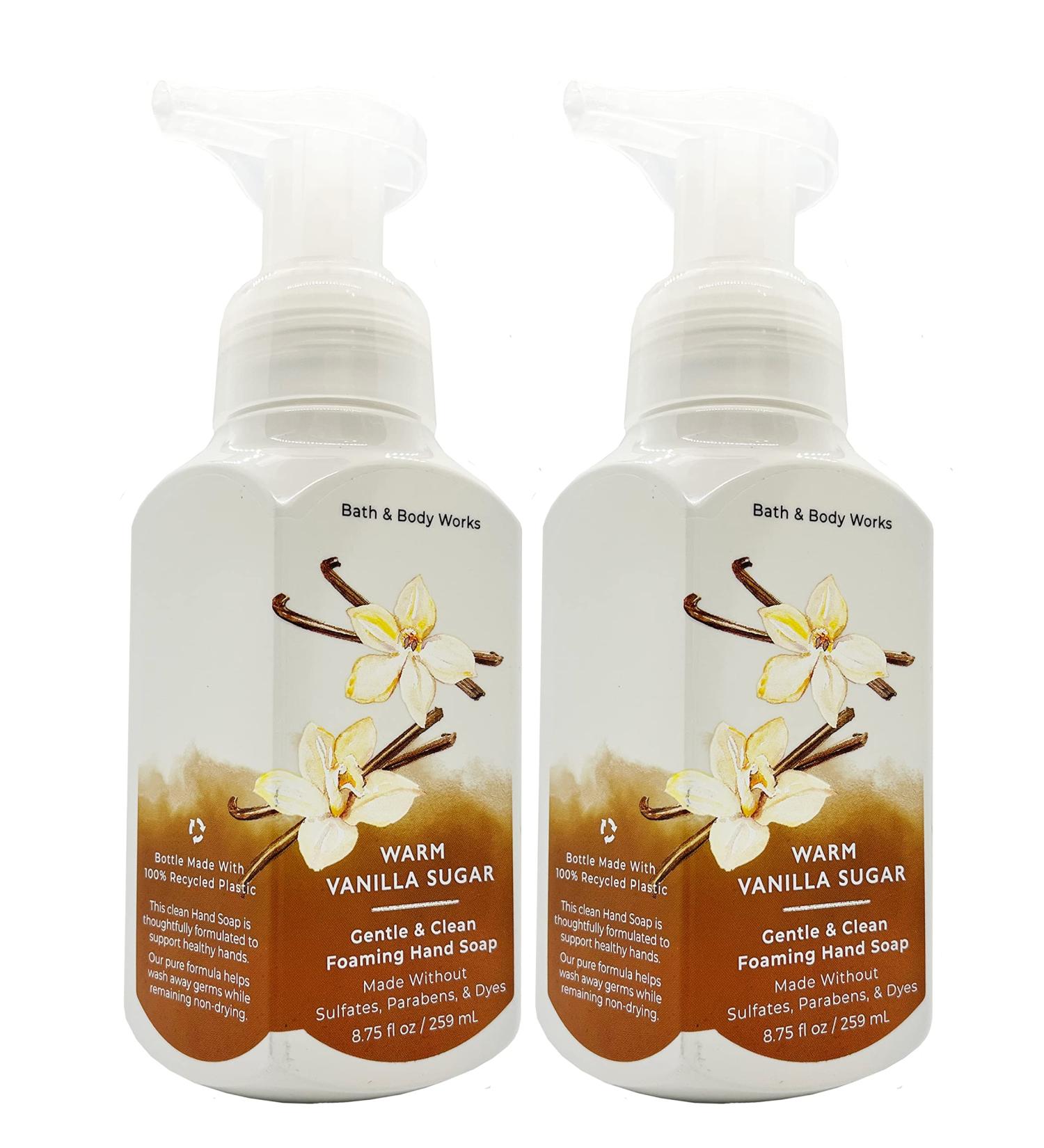 Bath and Body Works Gentle Foaming Hand Soap 8.75 Oz 2 Pack (Warm Vanilla Sugar) Vanilla 8.75 Fl Oz (Pack of 2)