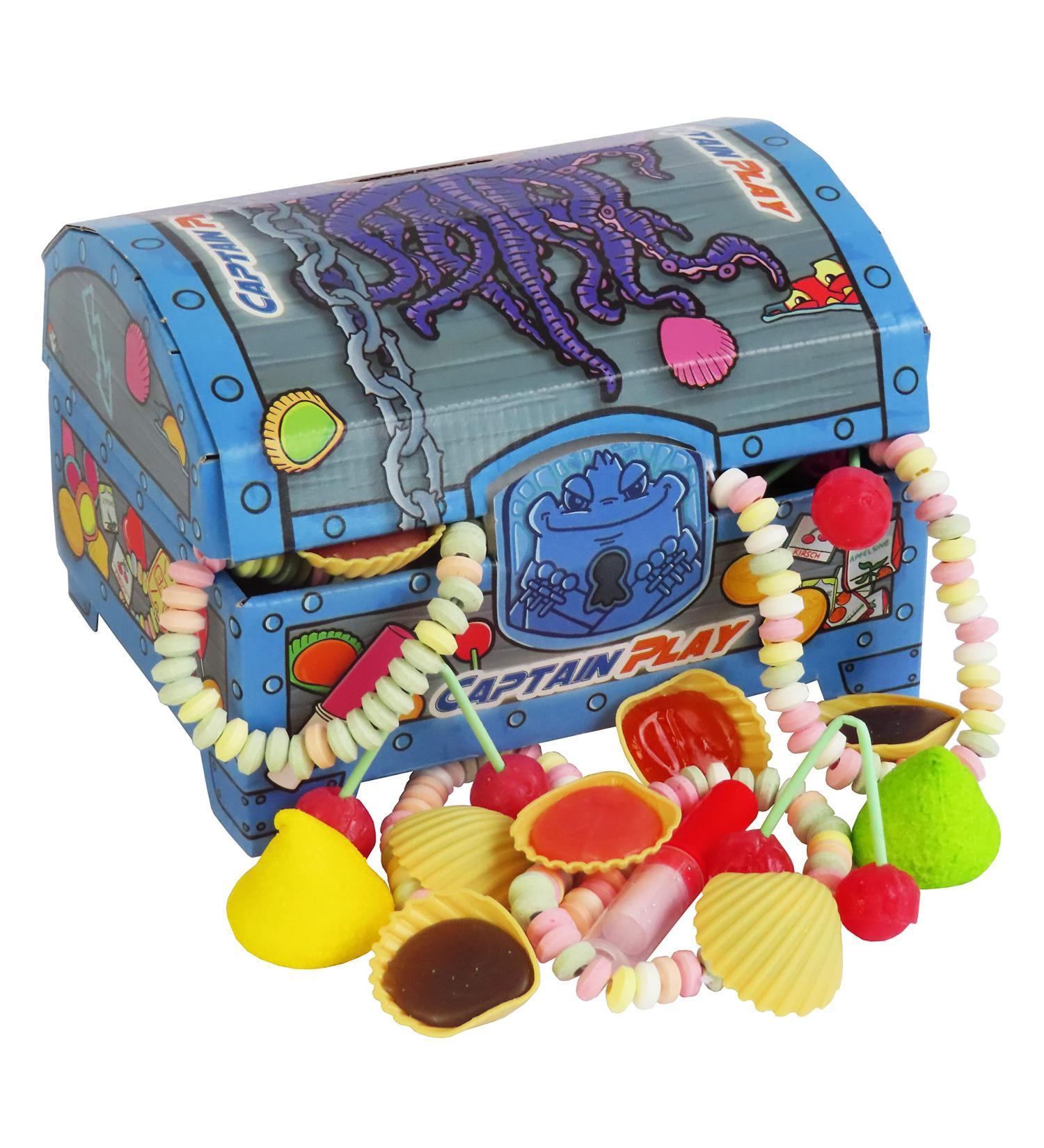 Buy Captain Play Retro Candy Treasure Chest - 400g Nostalgic Candy Box | International Shipping - Buy Online on SooperMarket.com