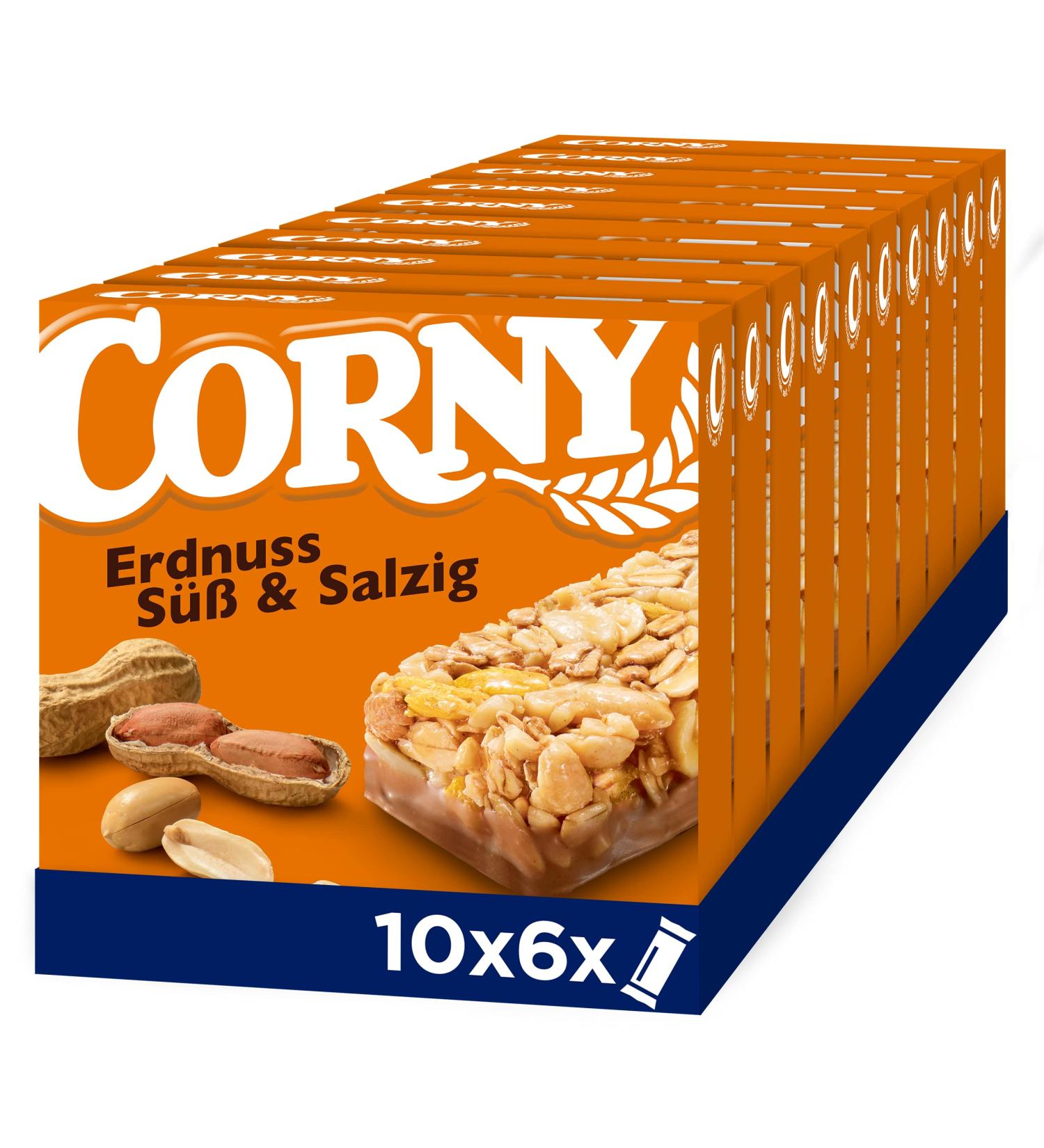 Buy Corny Classic Sweet & Salty Cereal Bars - 60x25g | Roasted Peanuts | International Shipping Available - Buy Online on SooperMarket.com