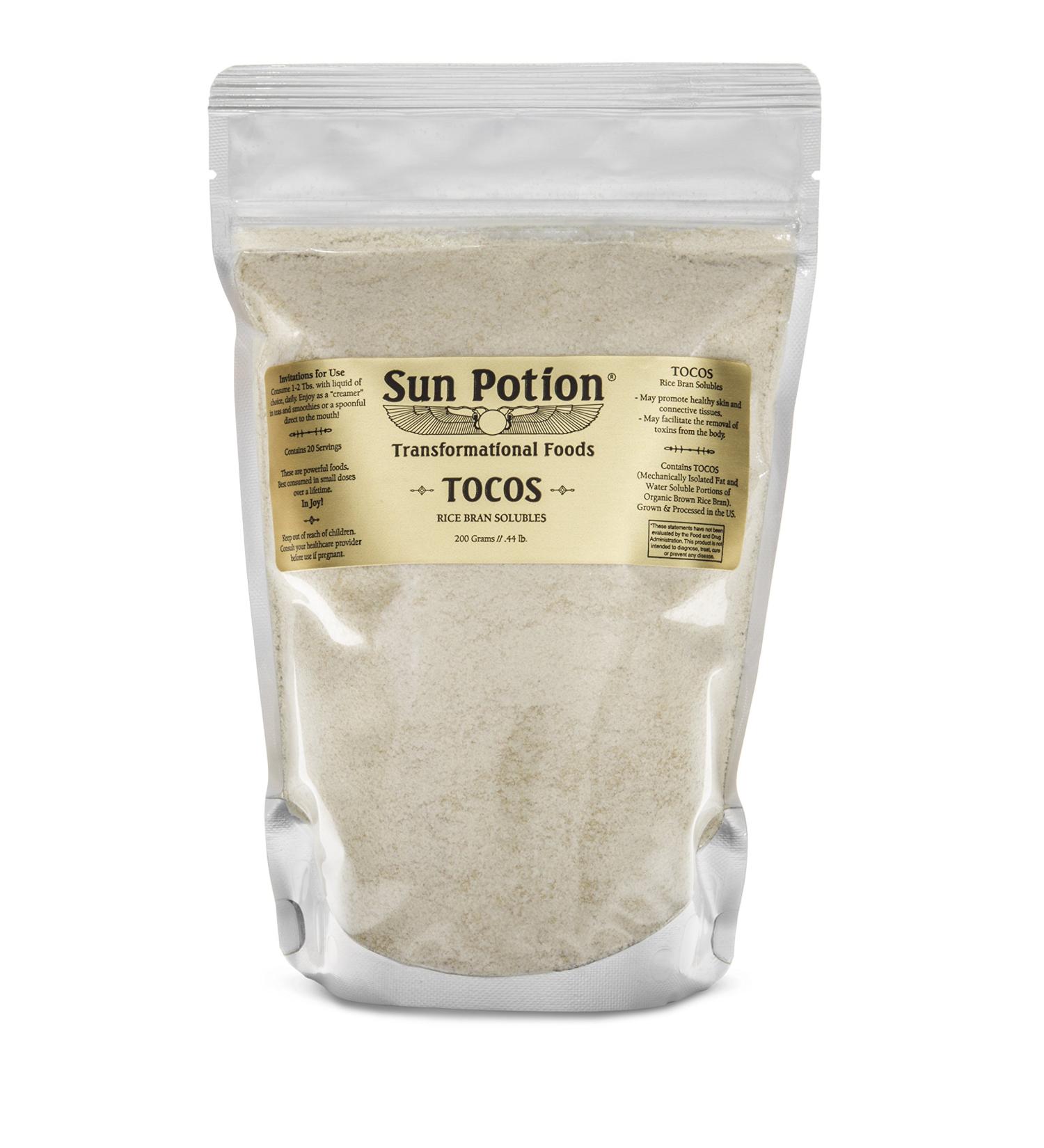 Sun Potion Tocos - Rice Bran Solubles 200g - Pack of 1 - Buy Online on SooperMarket.com