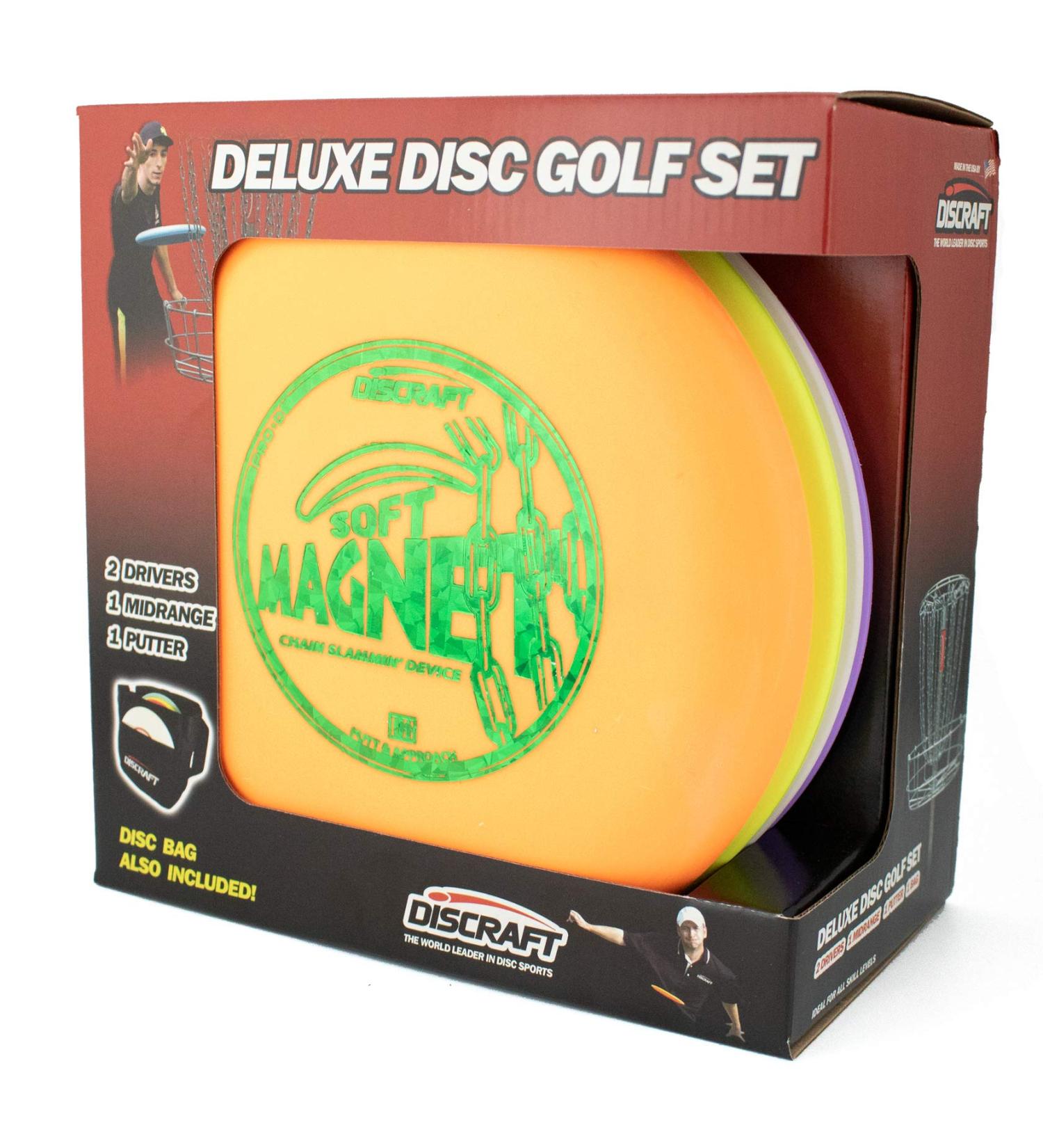 Discraft Deluxe Disc Golf Set - 4 Discs & Bag | Multi-coloured (Models & Blends Vary) - Buy Online on SooperMarket.com