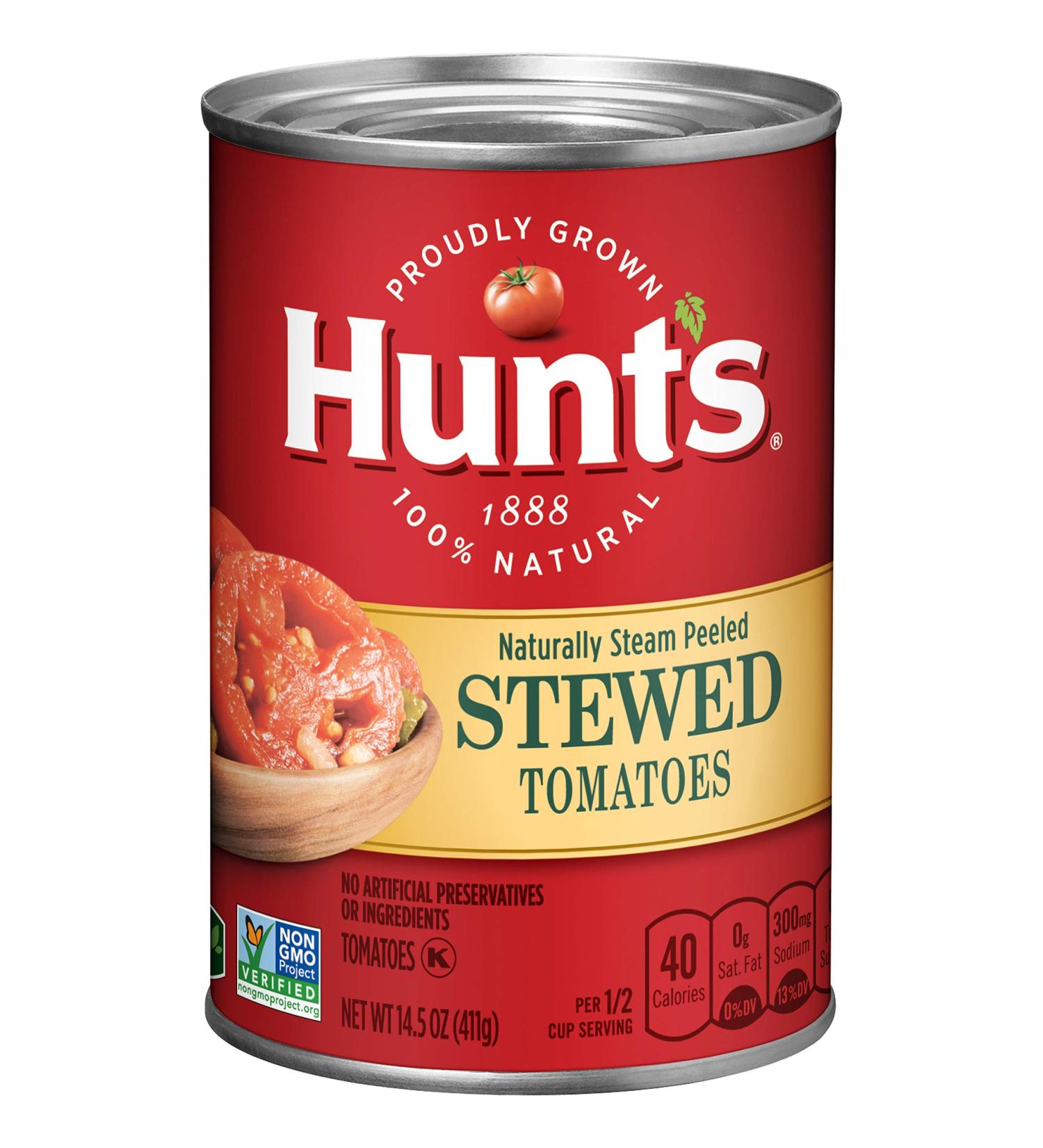 Hunt's Stewed Tomatoes 14.5 oz 12 Pack - Premium Quality Ingredients - Buy Online on SooperMarket.com