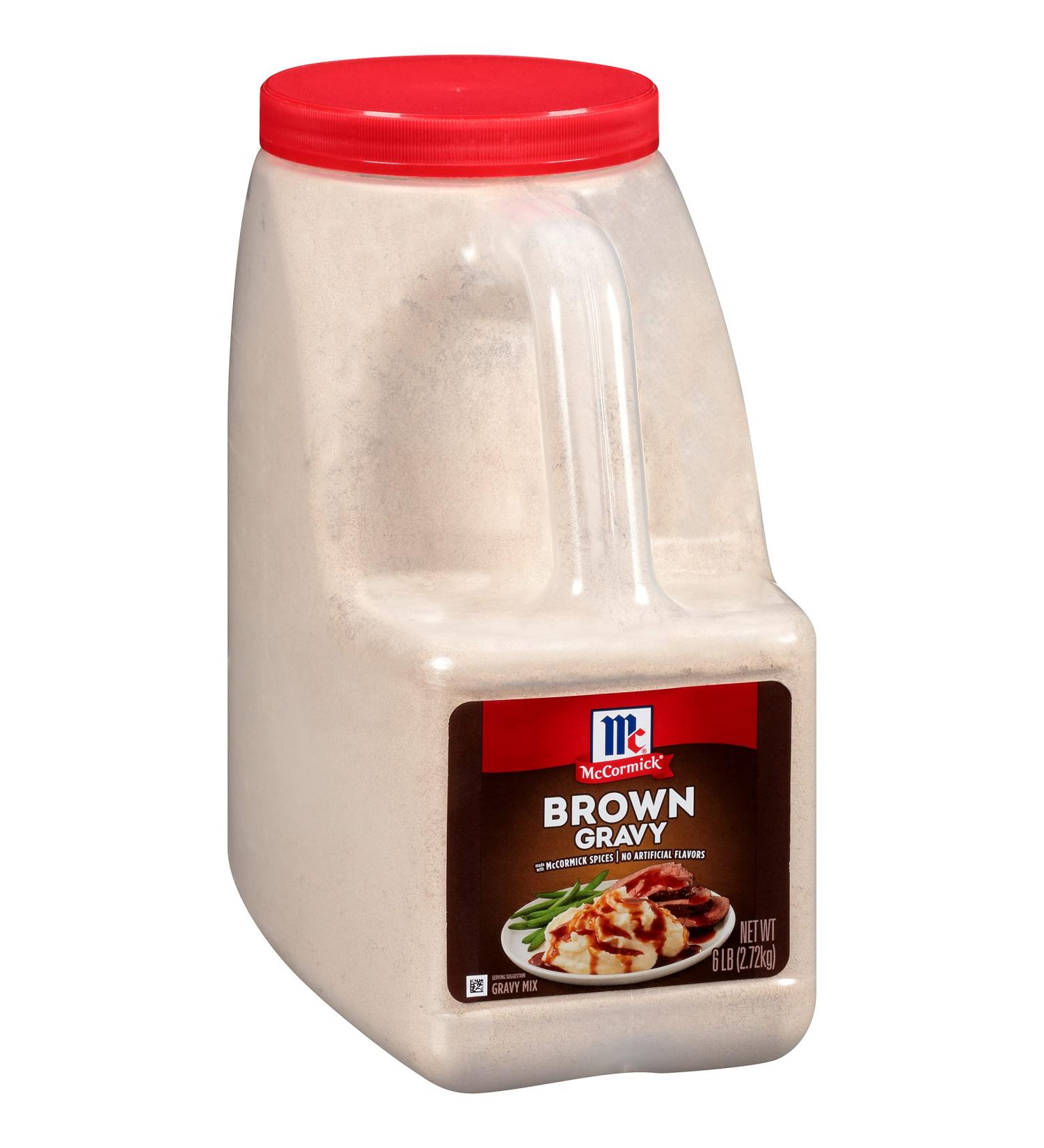 McCormick Brown Gravy Mix 6 lb - 1 Pack | Rich and Savory Flavor - Buy Online on SooperMarket.com