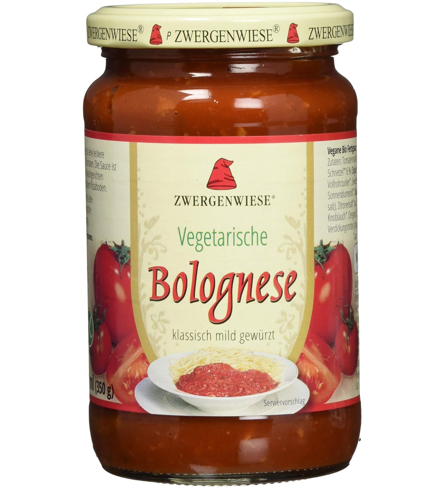Buy Zwergenwiese Organic Vegetarian Bolognese 350 ml - Delicious Healthy International Shipping Available - Buy Online on SooperMarket.com