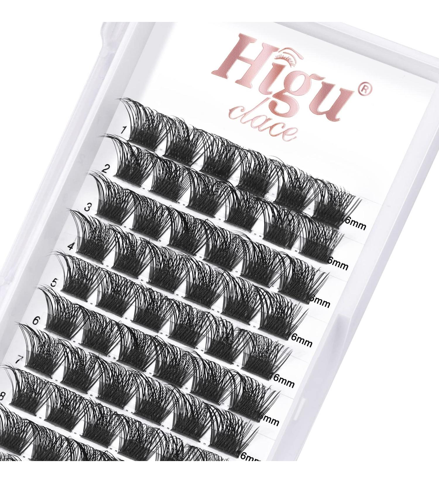 D Curl 16mm Lash Clusters - 72 Pcs DIY Eyelash Extensions | Professional Makeup for Self-application - Volume Style D 16, Reusable - Buy Online on SooperMarket.com
