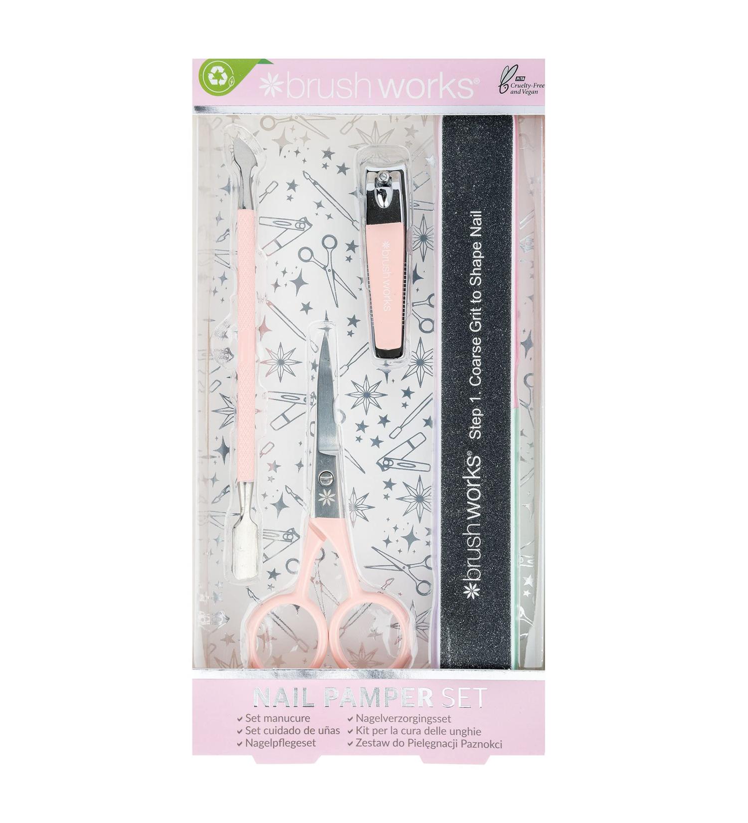 Brushworks Nail Pamper Set Pink One Size - Buy Online on SooperMarket.com