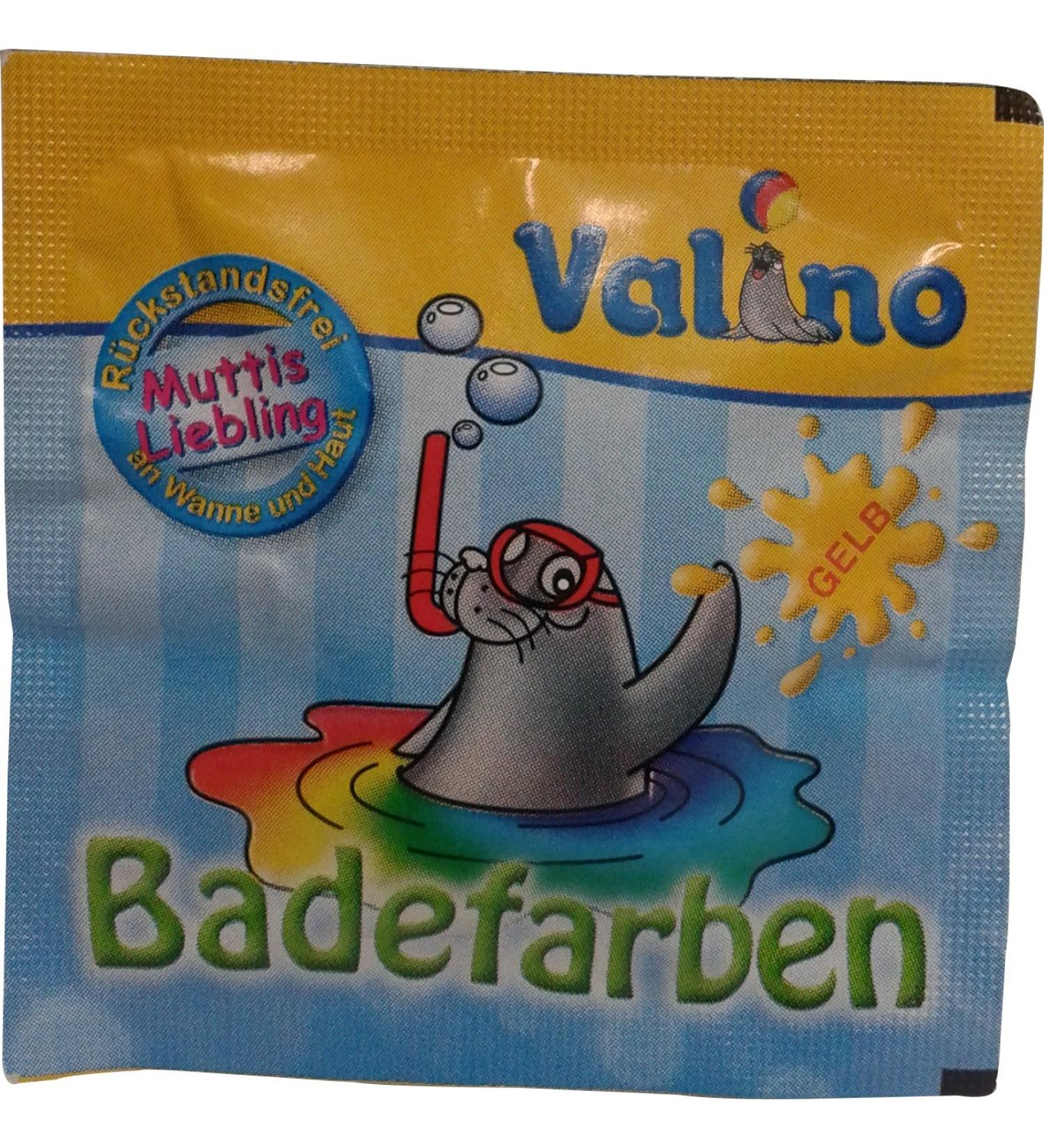 Valino bath colours yellow pack of 50 (50 x 1 piece) Fruity