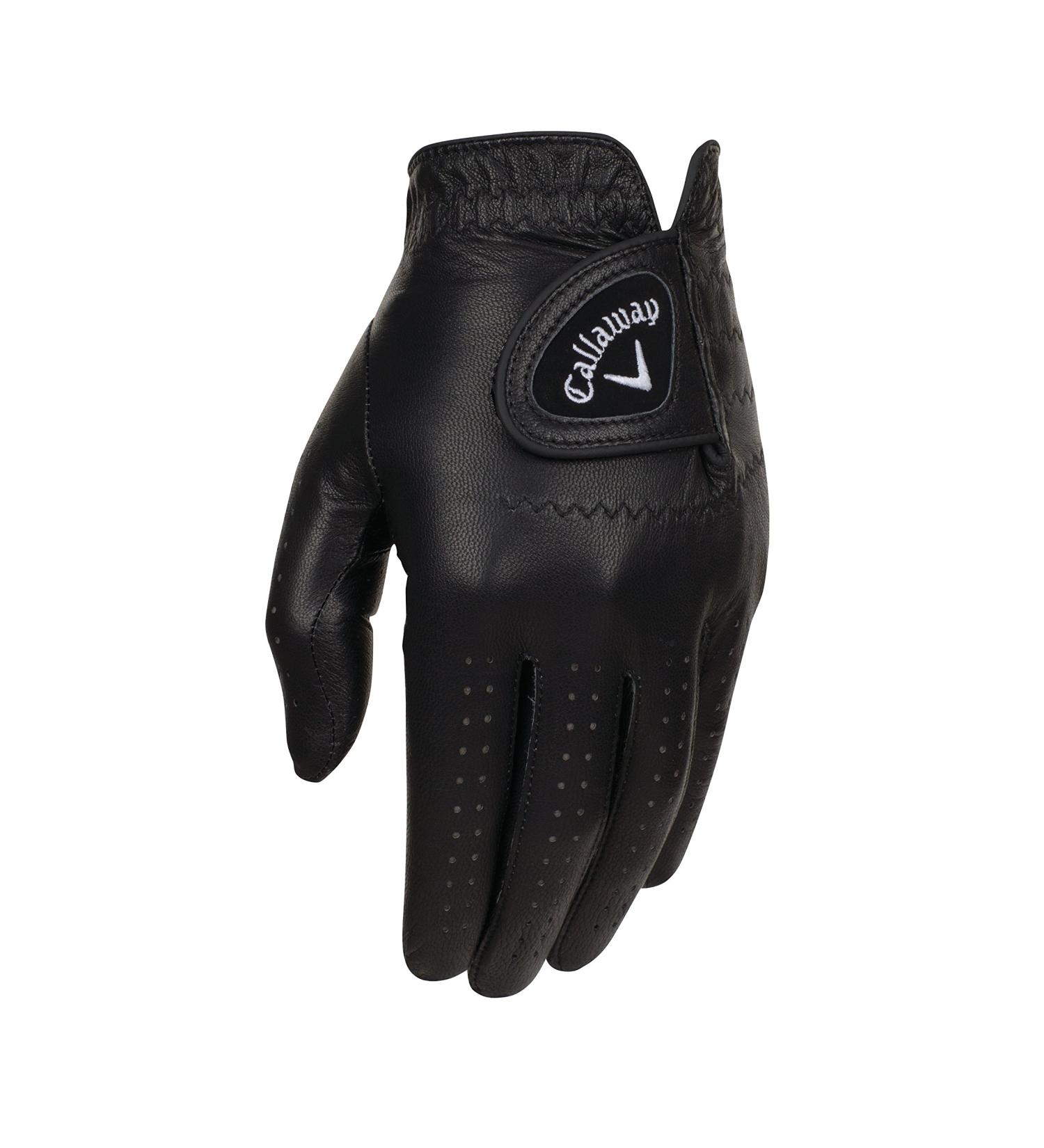 Callaway Men's OptiColor Leather Golf Glove - Black, Large, Left Hand - Buy Online on SooperMarket.com