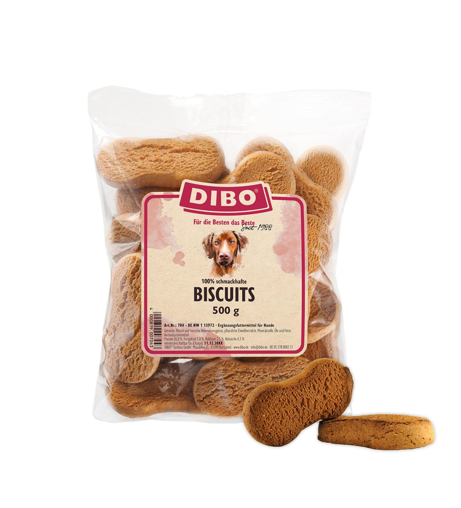 Dibo Biscuits for Dogs - 500g Healthy Natural Dog Treats | B.A.R.F. Baked Goodies - Buy Online on SooperMarket.com