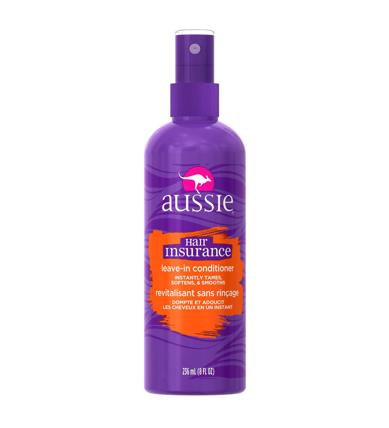 Aussie Hair Insurance Leave-In Conditioner 8 fl oz - Nourishing Hair Treatment - Buy Online on SooperMarket.com