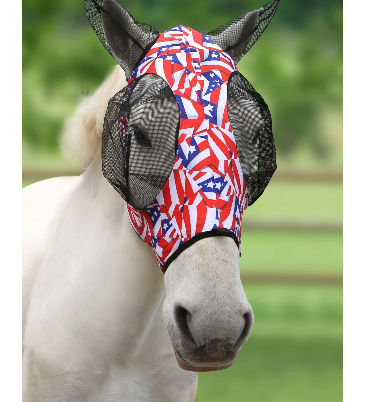 Buy Harrison Howard Stretchable UV Protection Fly Mask - Breathable with Mesh Eye Opening & Ear Protection | Medium Size - Buy Online on SooperMarket.com