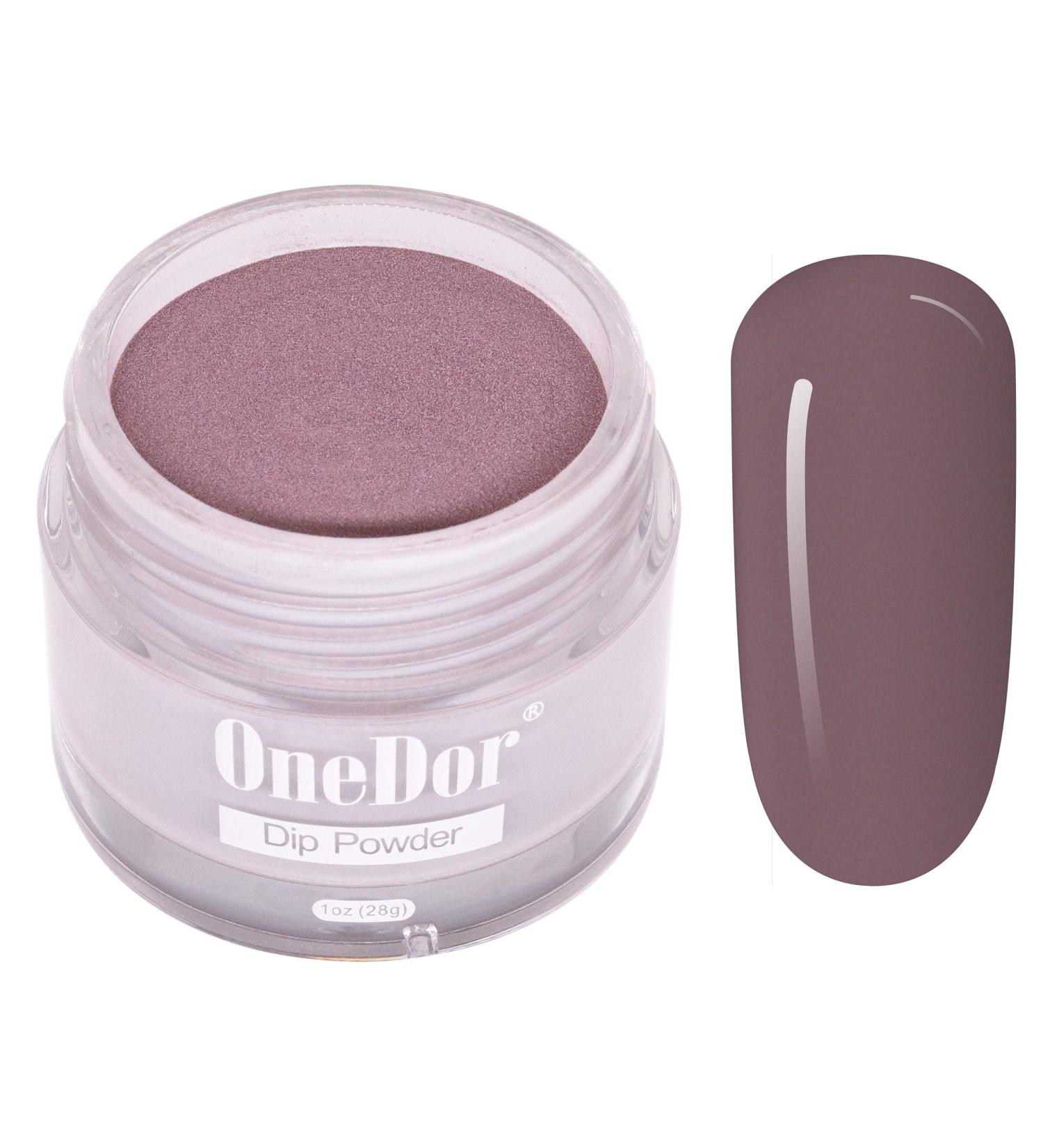 OneDor Nail Dip Dipping Powder Acrylic Color Pigment - Eggplant 1 Oz - Buy Online on SooperMarket.com
