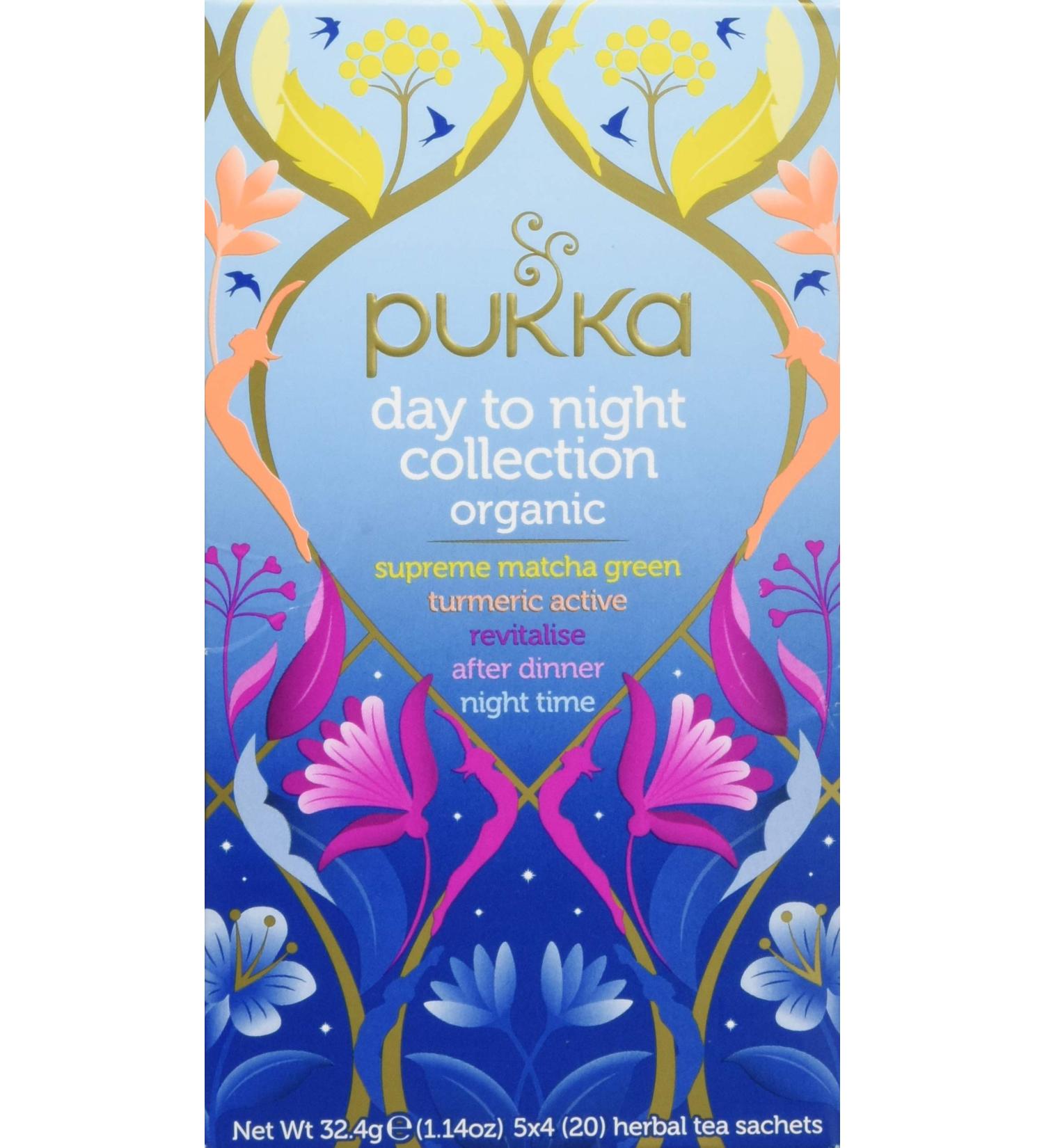 PUKKA Organic Day to Night Collection - 1.14 OZ | Herbal Wellness Tea - Buy Online on SooperMarket.com