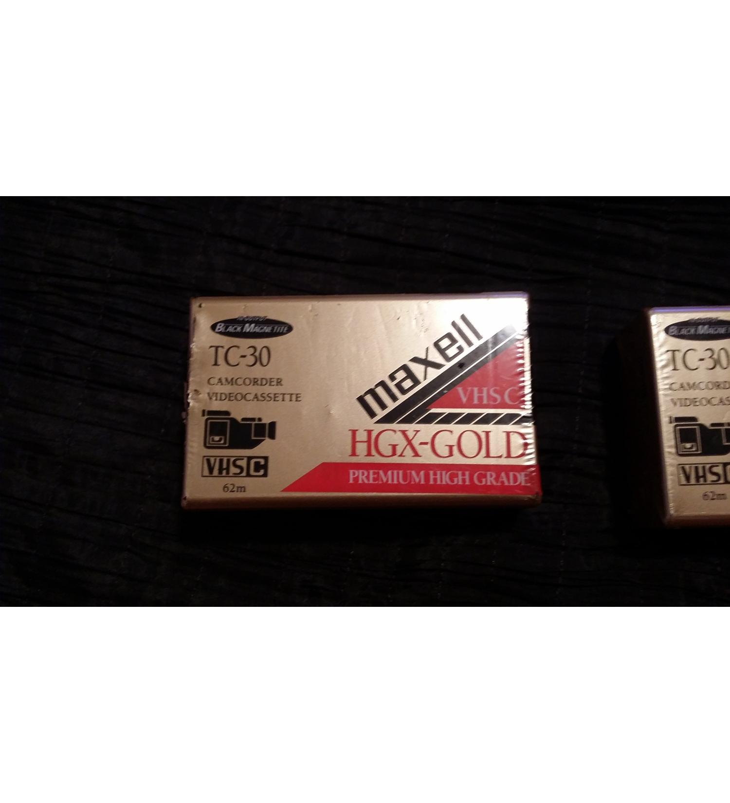 Maxell HGX-Gold TC-30 Premium High Grade Videocassette