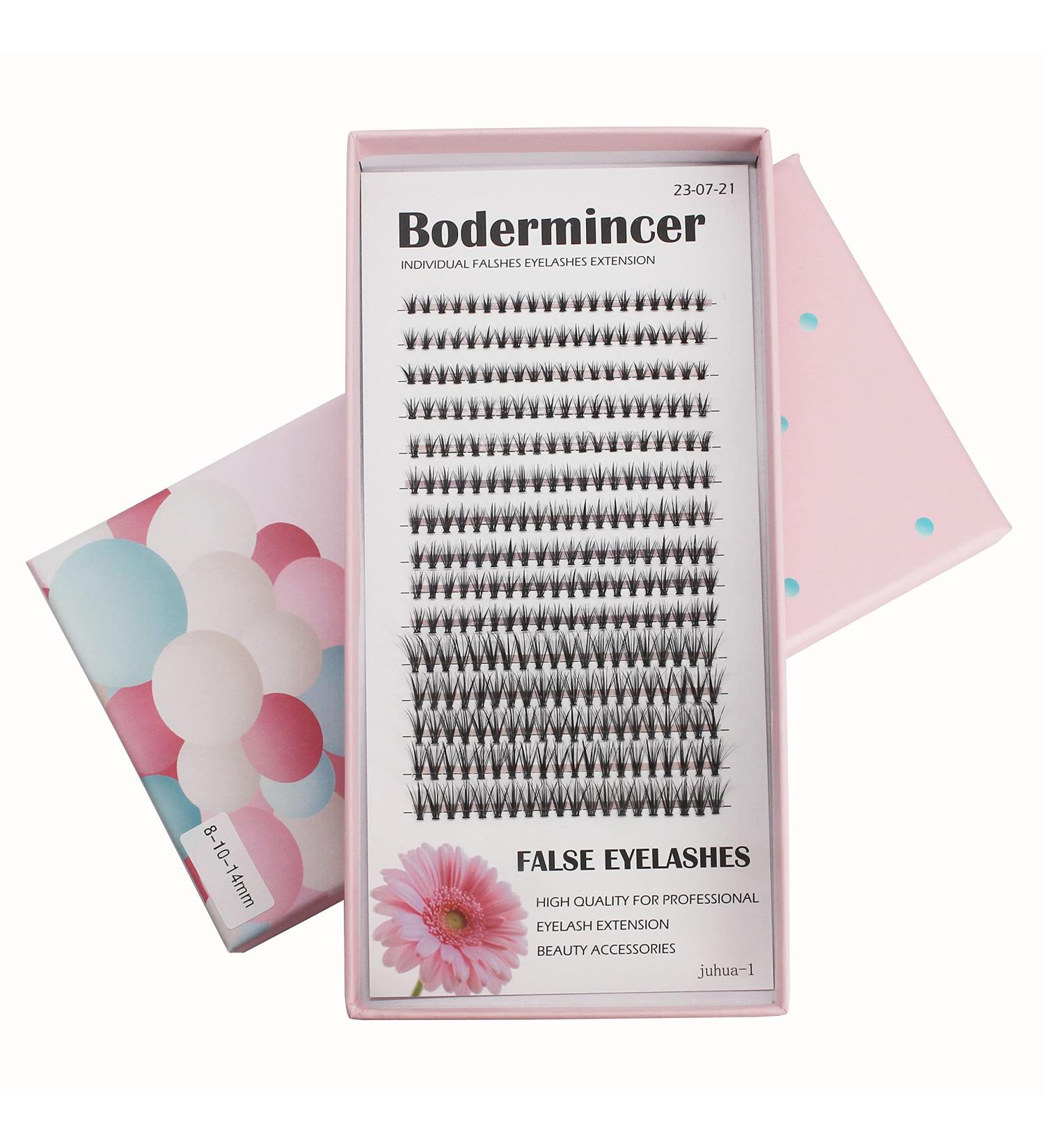 Buy Bodermincer 300 Bundles 20D D Curl Mink Eyelash Extensions - Mixed Length 8-10-14mm 0.07mm Thickness Natural Style - Fast International Shipping - Buy Online on SooperMarket.com