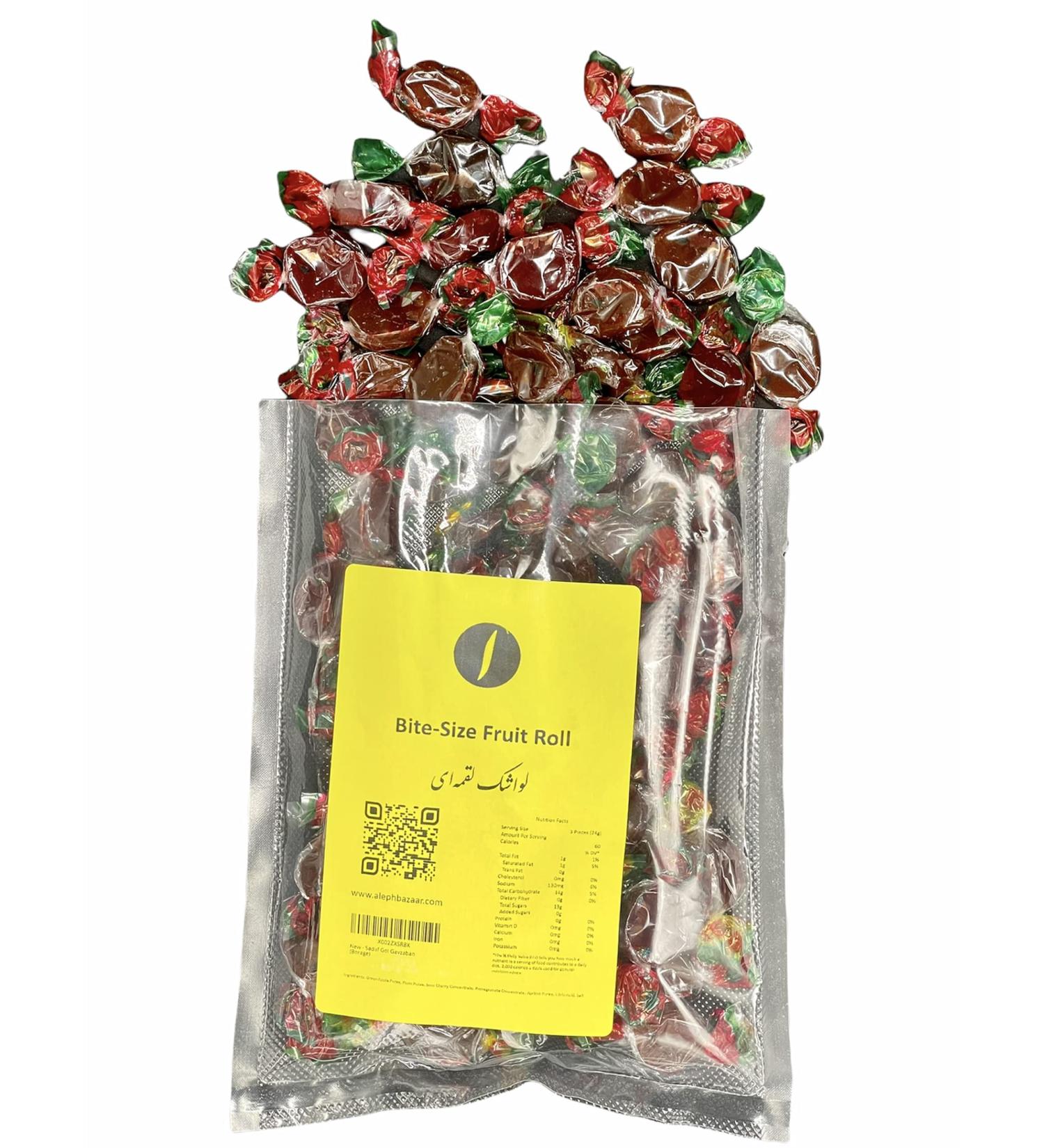 Bite-Size Lavashak Fruit Leather - 1 Pound (16oz) | Premium Quality Snack - Buy Online on SooperMarket.com