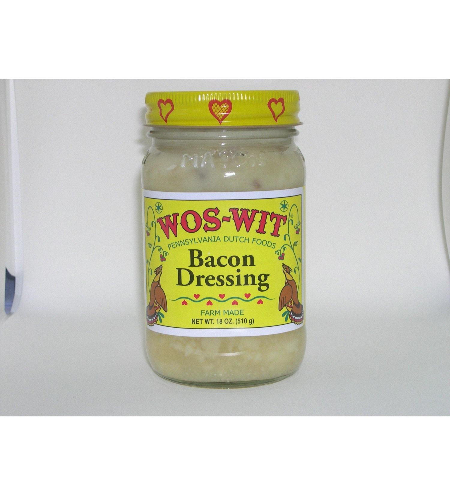 Wos-Wit Bacon Dressing - Delicious Bacon Flavored Dressing for Salads and More - Buy Online on SooperMarket.com