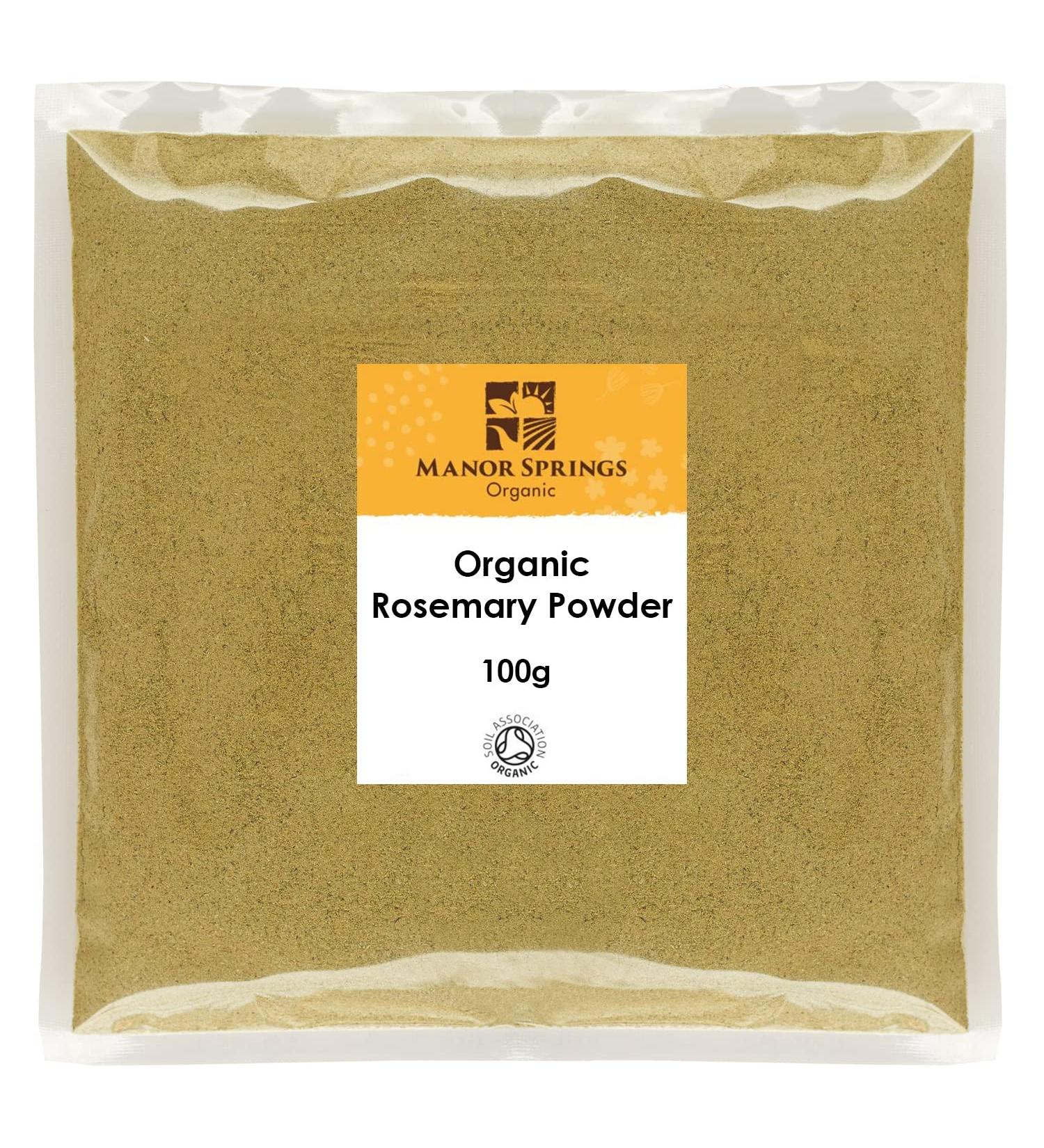 Manor Springs Organic Rosemary Powder 100g - Pure and Natural - Buy Online on SooperMarket.com