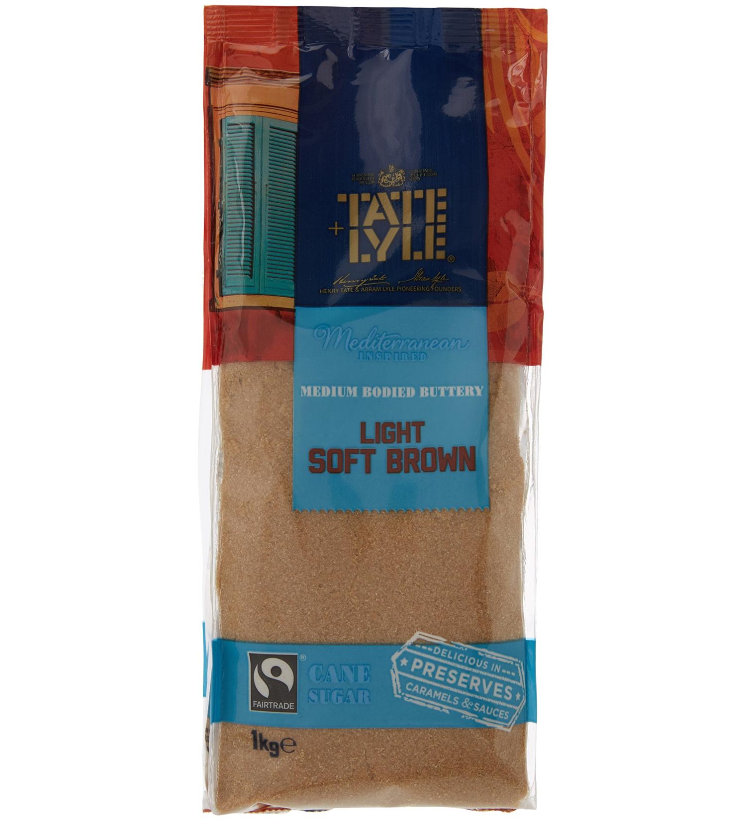 Buy TATE & LYLE Fairtrade Cane Sugar Light Soft Brown 1kg - Premium Quality | International Shipping - Buy Online on SooperMarket.com
