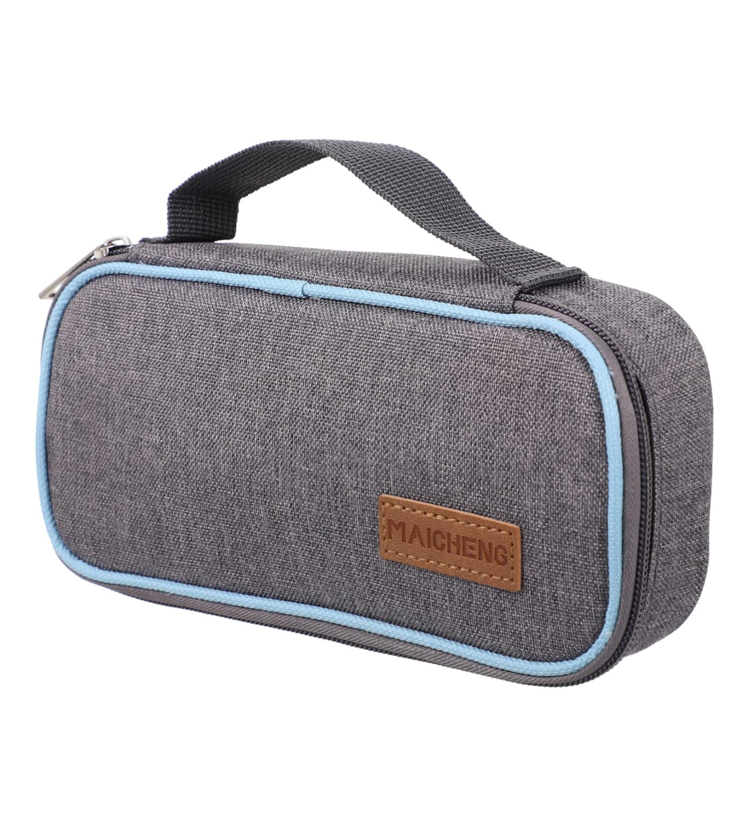 Healeved Portable Cooler 1pc Insulin Cooler Box Cooler Bag Ice Bag Portable Bag Cloth Blue Portable Protective Case Cooler Box Insulin Pen Cooler Blue 21X4.5X10cm - Buy Online on SooperMarket.com