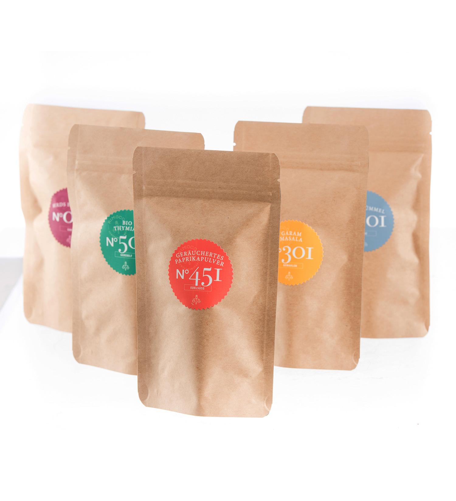 Rimoco N 310 Bio Caribbean Coconut Curry | Spicy & Fruity Freshness | Organic DE- KO-007 | 60g Kraft Paper Zip Bag - International Shipping Available - Buy Online on SooperMarket.com