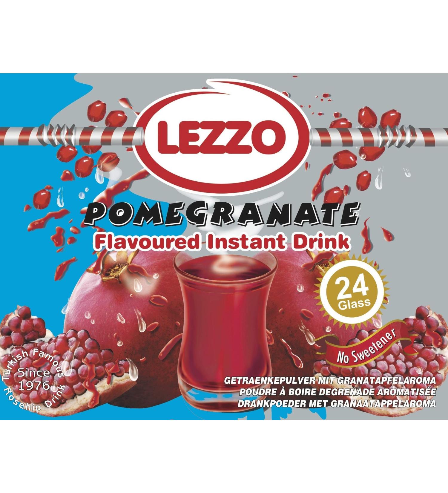 Lezzo Pomegranate Flavoured Instant Tea (600g) - Buy Online on SooperMarket.com