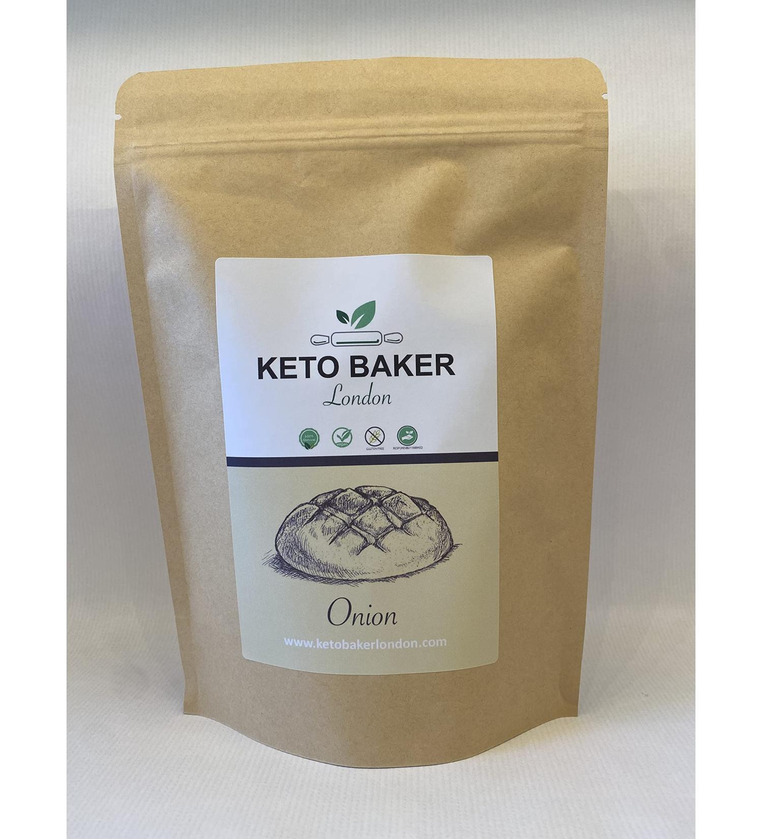 Keto Baker London Bread and Cake Mix - Onion Bread Vegan Gluten-Free Low-Carb - Buy Online on SooperMarket.com