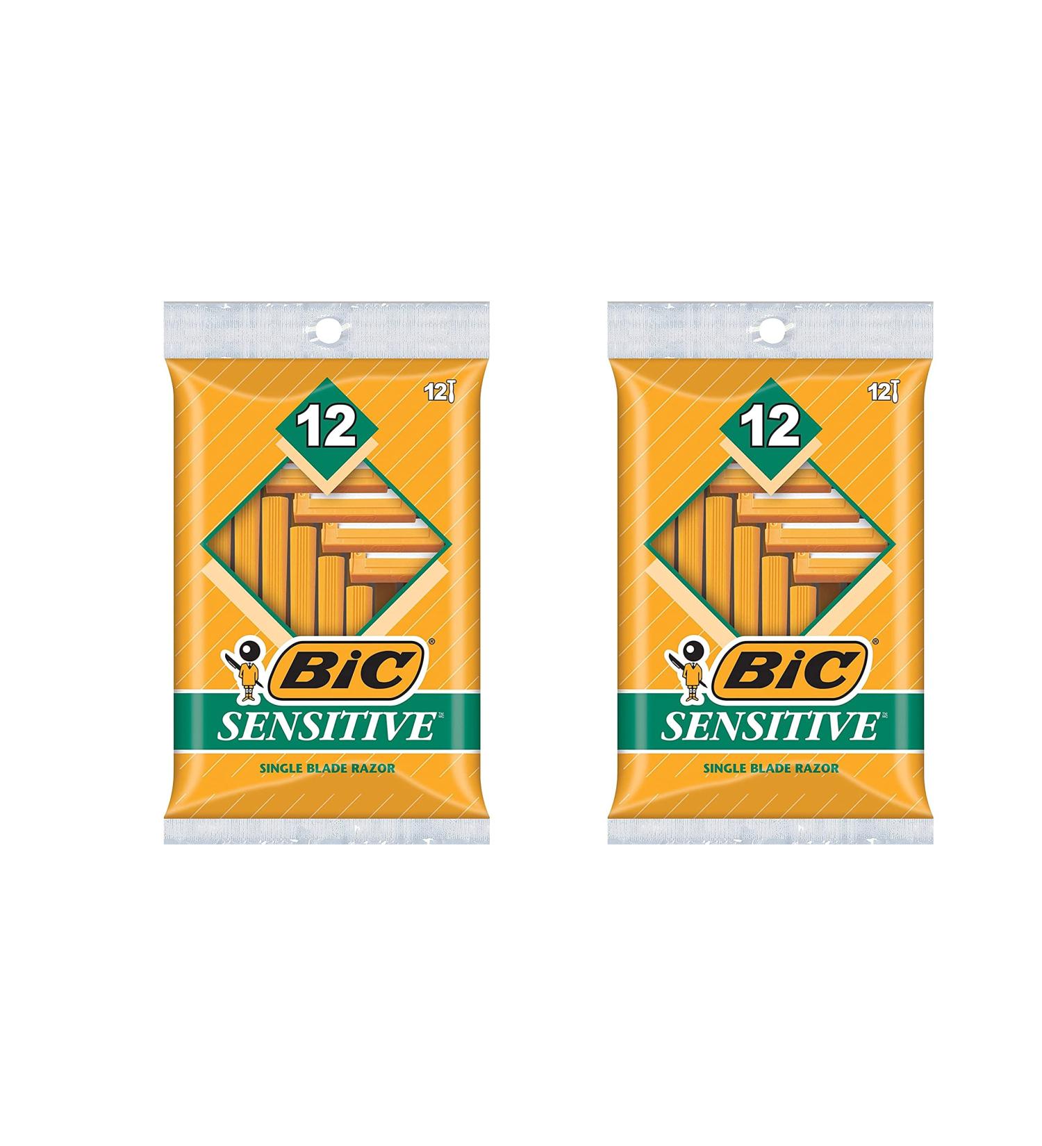 BIC Sensitive Single Blade Shaver (24 Count Sensitive)