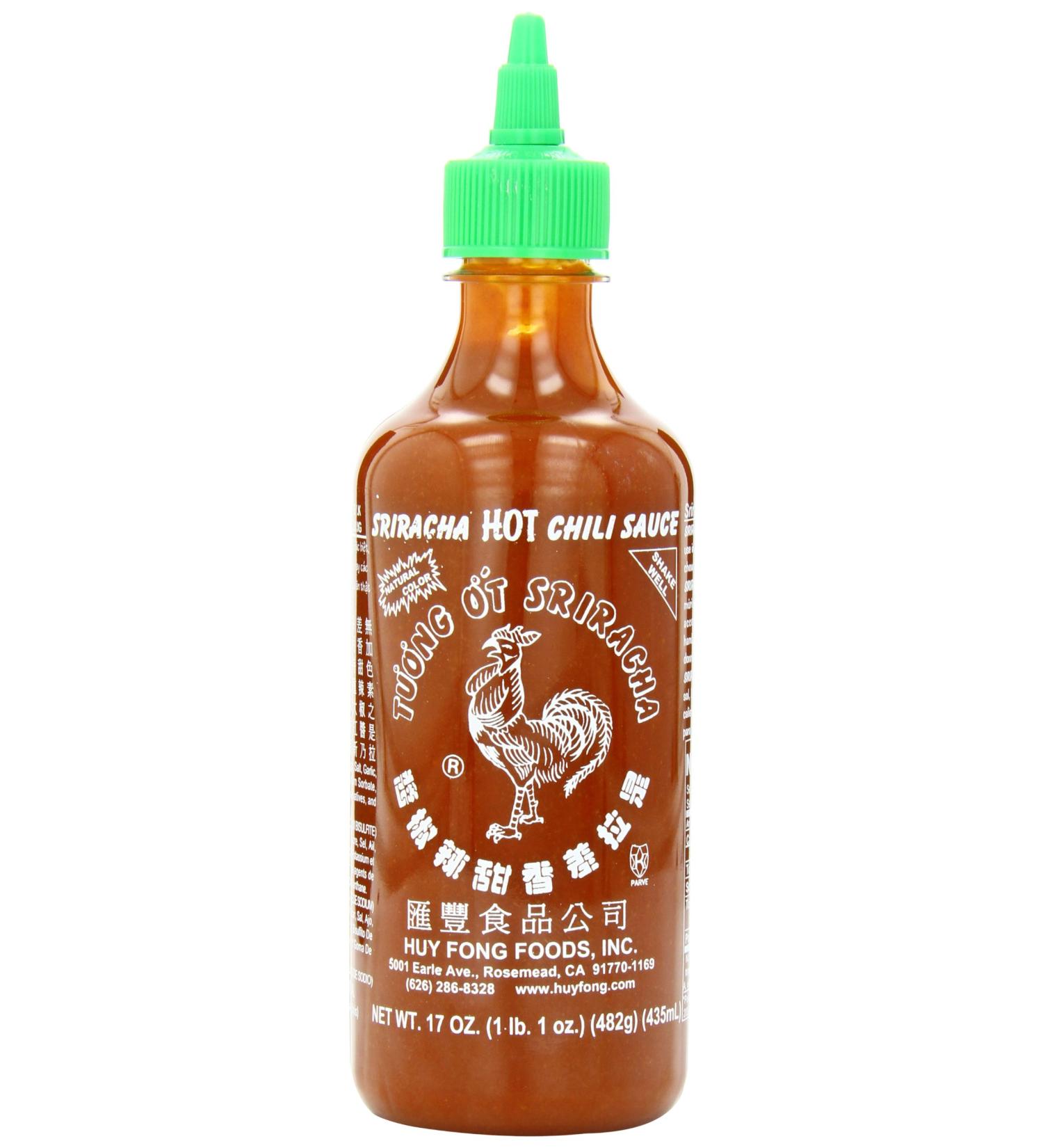 Sriracha Tuong Ot Hot Chili Sauce - 17 oz | Spicy Condiment for Heat Seekers - Buy Online on SooperMarket.com